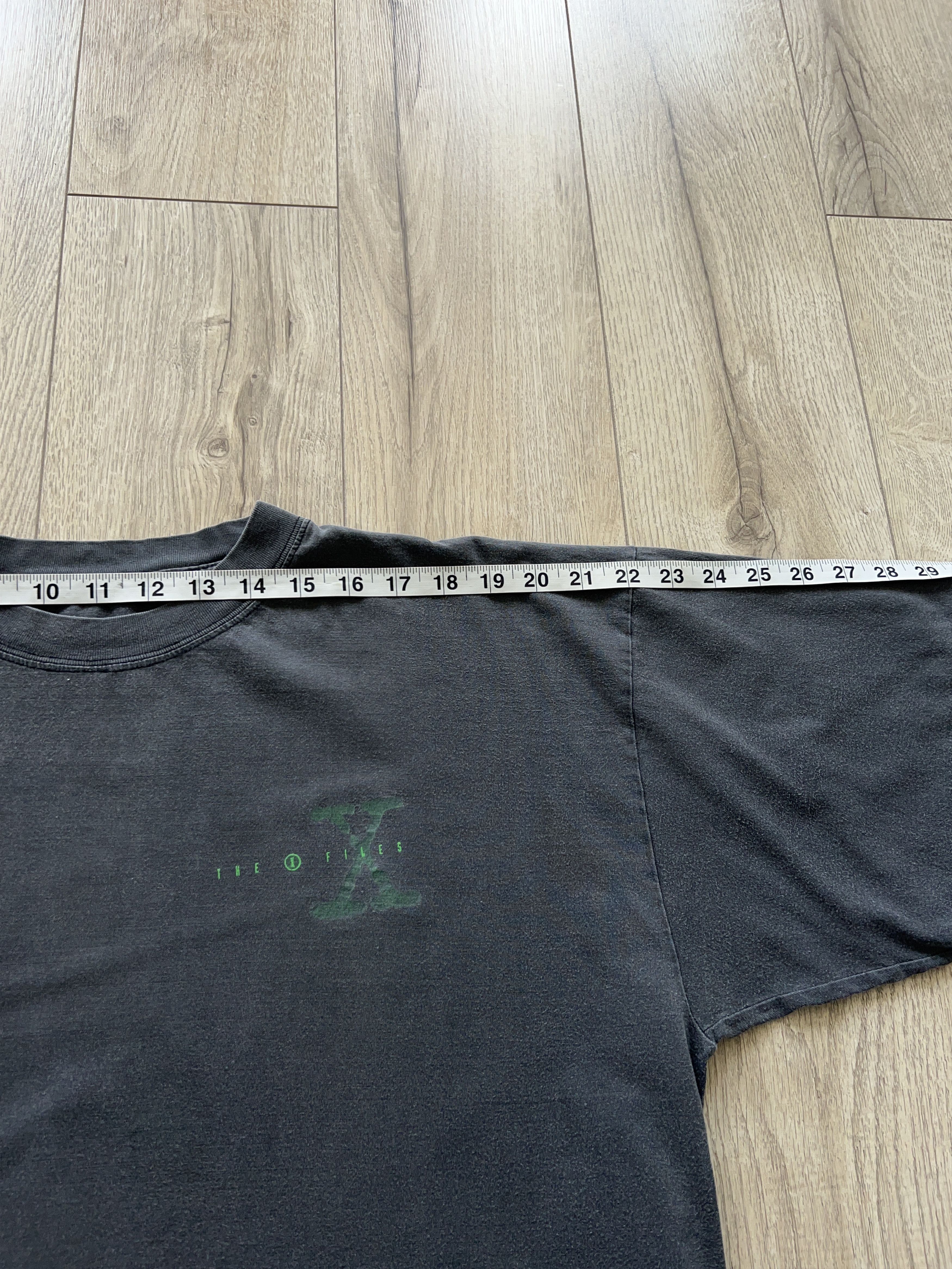 Vintage Mens 1994 The X Files Movie Film Big Logo T Shirt Tee Size US XL / EU 56 / 4 - 4 Thumbnail