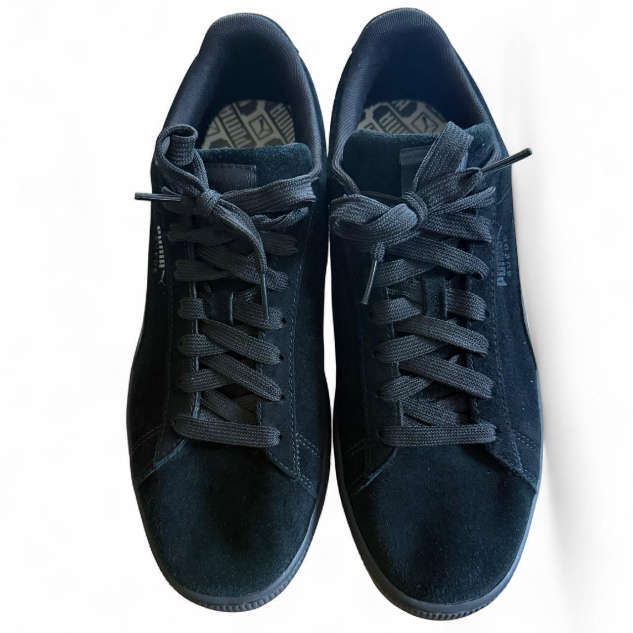 Puma Puma suede classic “triple black” Size US 10 / EU 43 - 2 Thumbnail