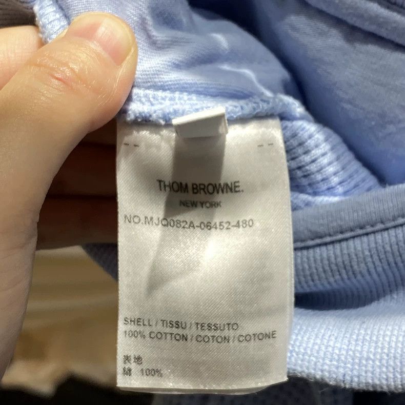 Thom Browne Thom Browne size3 Blue waffle leggings Size US 41 - 4 Thumbnail