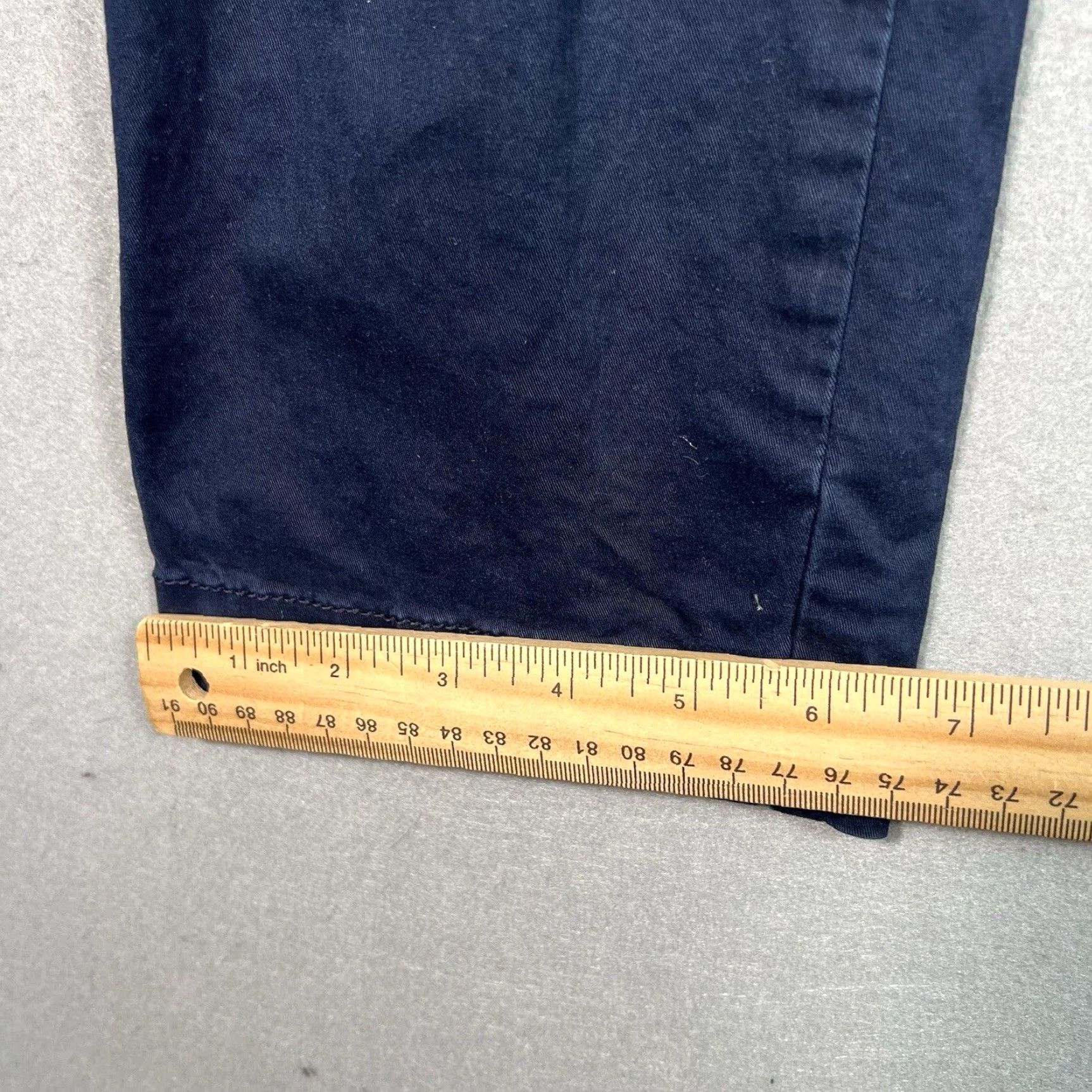 Tommy Hilfiger VINTAGE Tommy Hilfiger Pants Womens 10 Blue Ankle Slim Tapered Slacks Dress Size 32" / US 10 / IT 46 - 5 Thumbnail