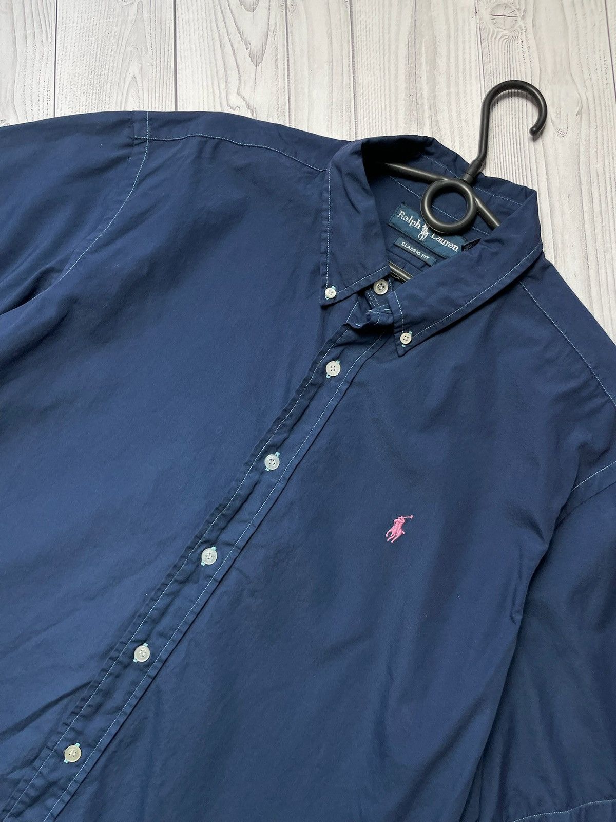 Polo Ralph Lauren × Vintage Vintage Polo Ralph Lauren shirt size XL logo pink Size US XL / EU 56 / 4 - 2 Thumbnail
