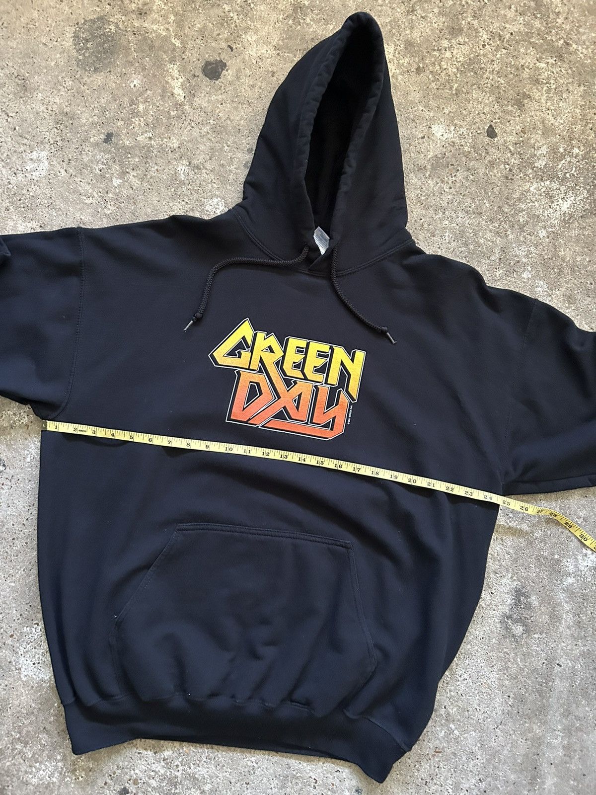 Band Tees × Gildan × Vintage Vtg 2001 Green Day Hoodie Size US XL / EU 56 / 4 - 4 Thumbnail