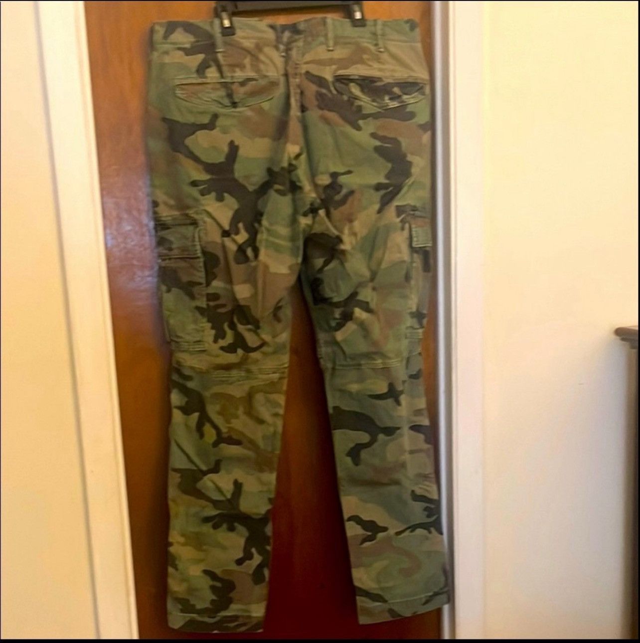 Gap GAP Green and Brown Cargo Pants Durable Cotton Blend Size US 38 / EU 54 - 2 Thumbnail