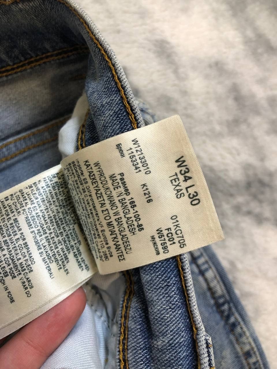Wrangler Wrangler Texas Blue Denim Jeans Straight Size US 34 / EU 50 - 4 Thumbnail
