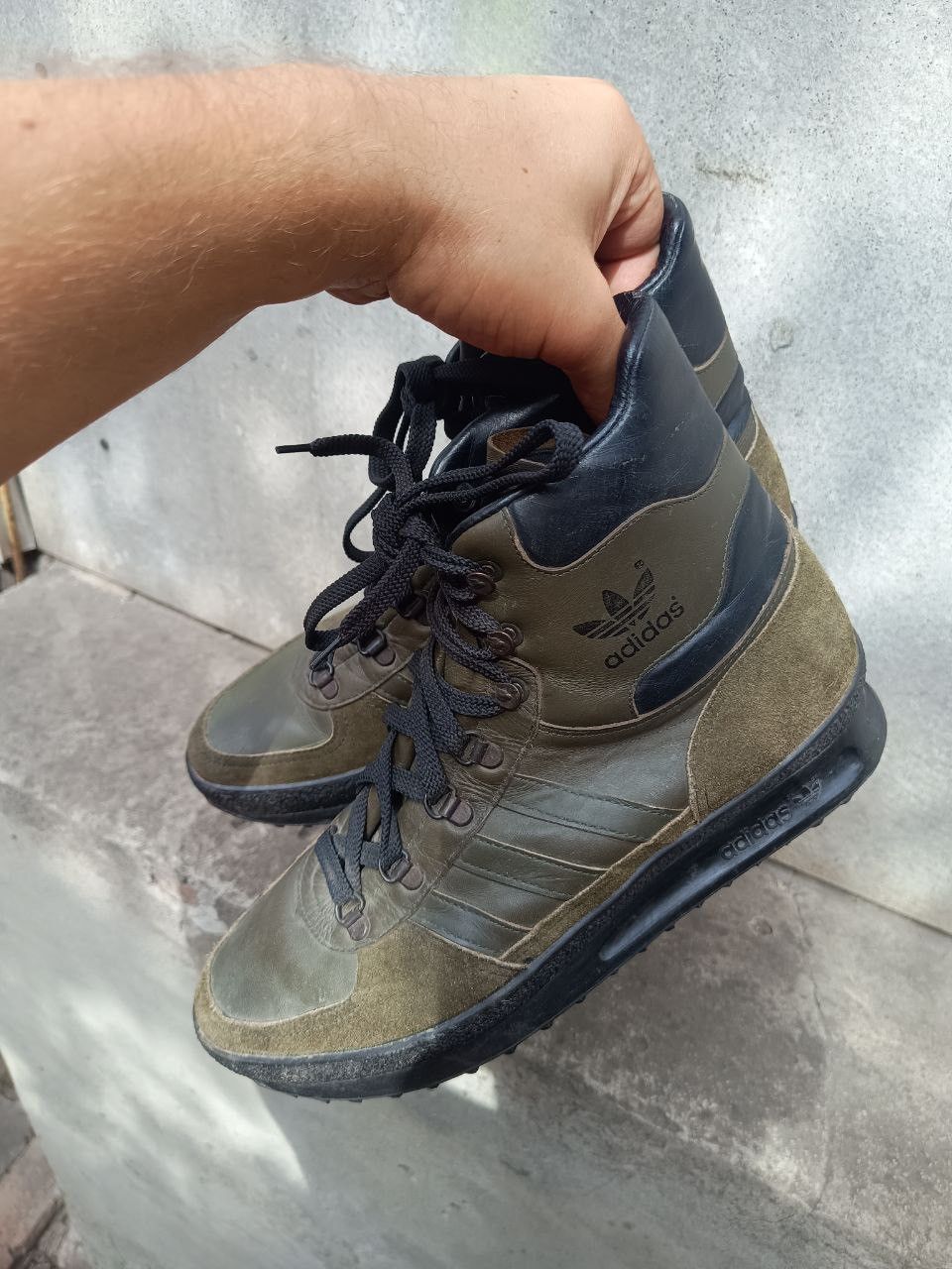 Vintage Adidas Alaska vintage 1990th hightop sneakers boots 44.5 sz Size US 10.5 / EU 43-44 - 3 Thumbnail