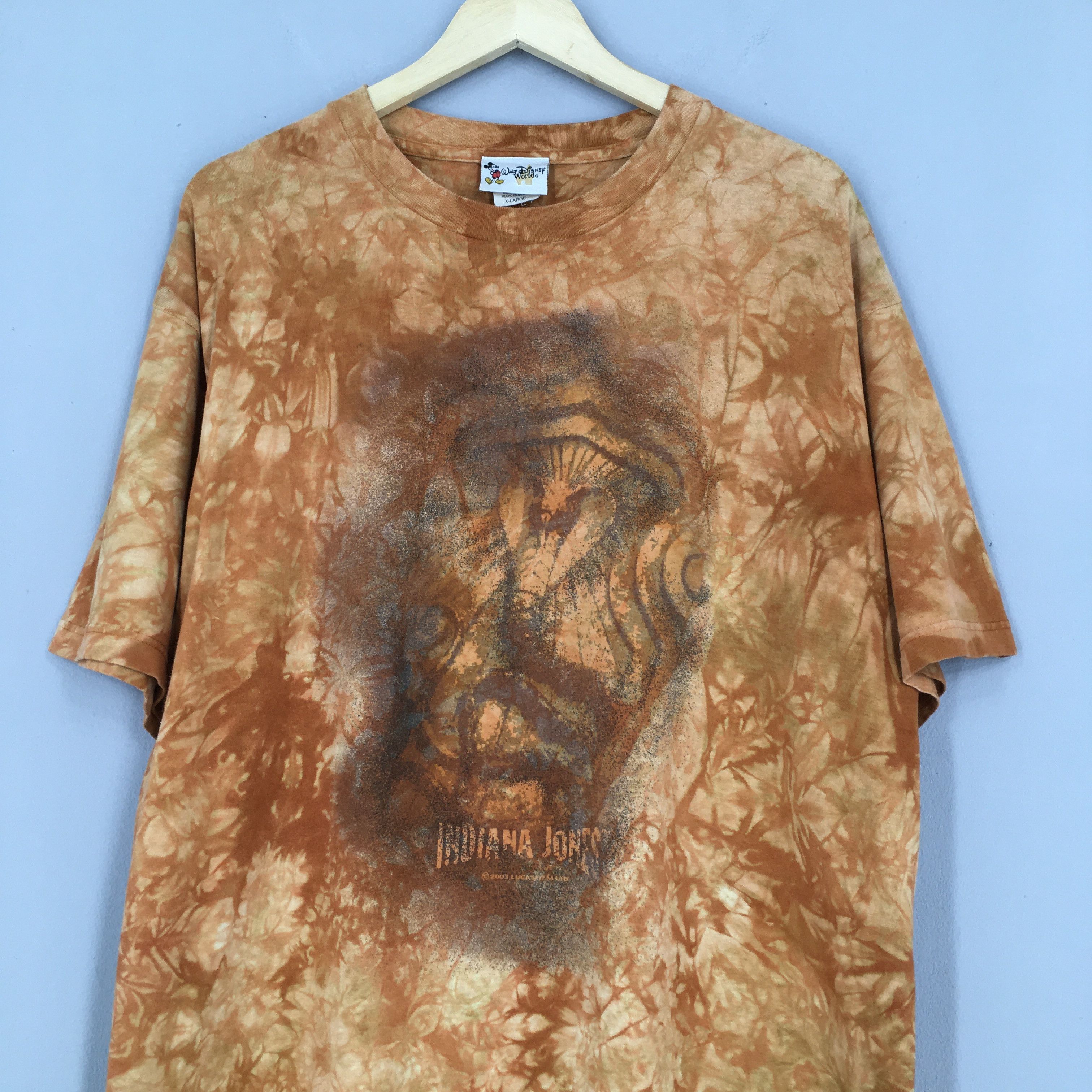 Disney × Vintage Vintage Indiana Jones Lucas Film Action Movie Shirt Size US XL / EU 56 / 4 - 2 Thumbnail
