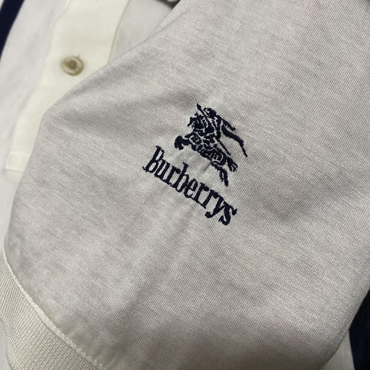 Burberry × Vintage Vintage 90’s Burberrys Polos Casual T Shirt Size US M / EU 48-50 / 2 - 8 Thumbnail