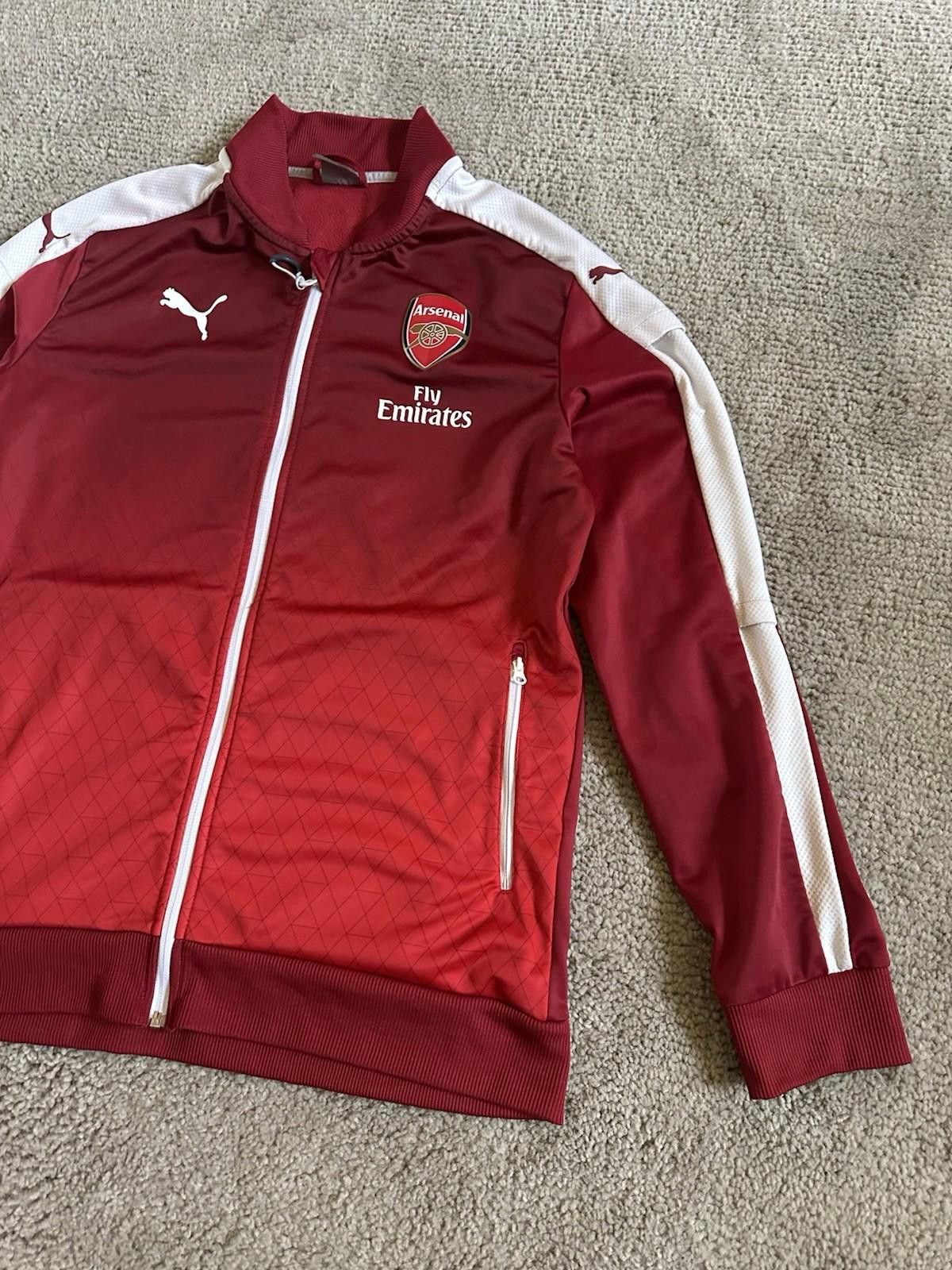 Puma 2016-17 Arsenal Puma Football soccer Stadium Jacket SZ m Size US M / EU 48-50 / 2 - 3 Thumbnail