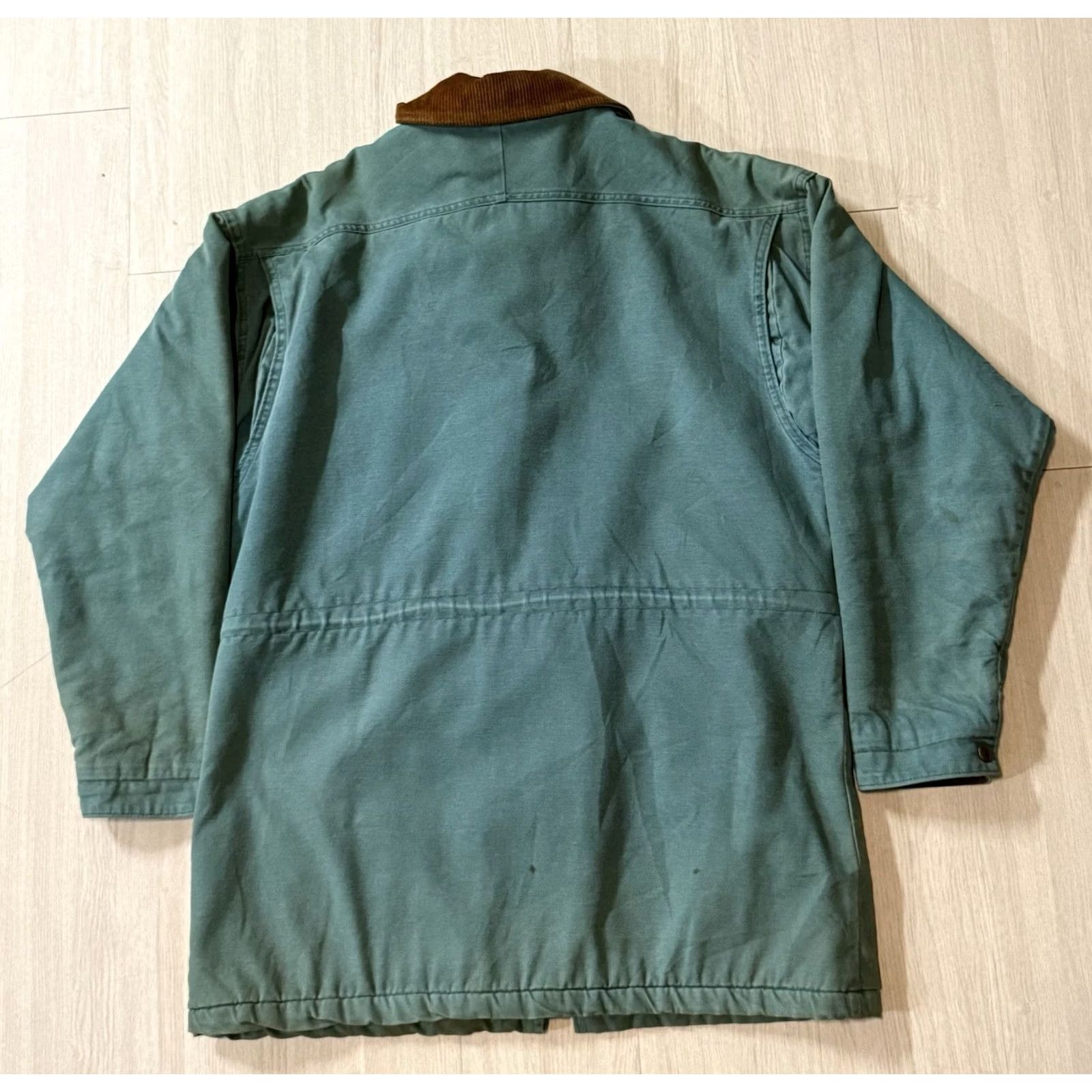 Vintage VINTAGE Woolrich Jacket Medium Teal Canvas Barn Chore Coat Utility Field USA 60s Woolrich USA Outdoors 60s Mens Size US M / EU 48-50 / 2 - 2 Thumbnail