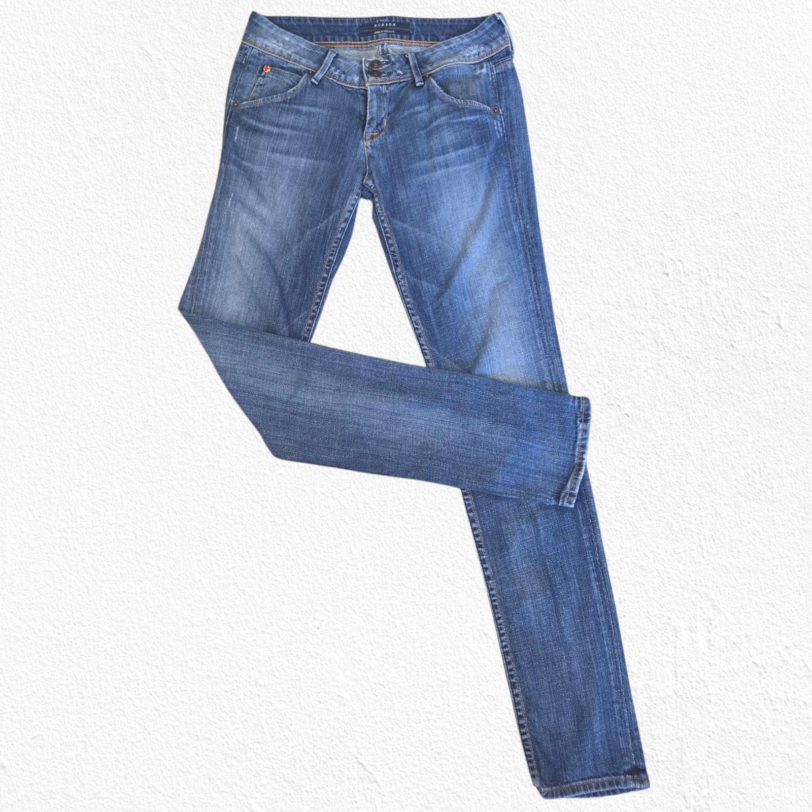 Hudson Hudson Low Rise 2010s Collin Skinny Jeans Size 26 Size 26" / US 2 / IT 38 - 12 Thumbnail
