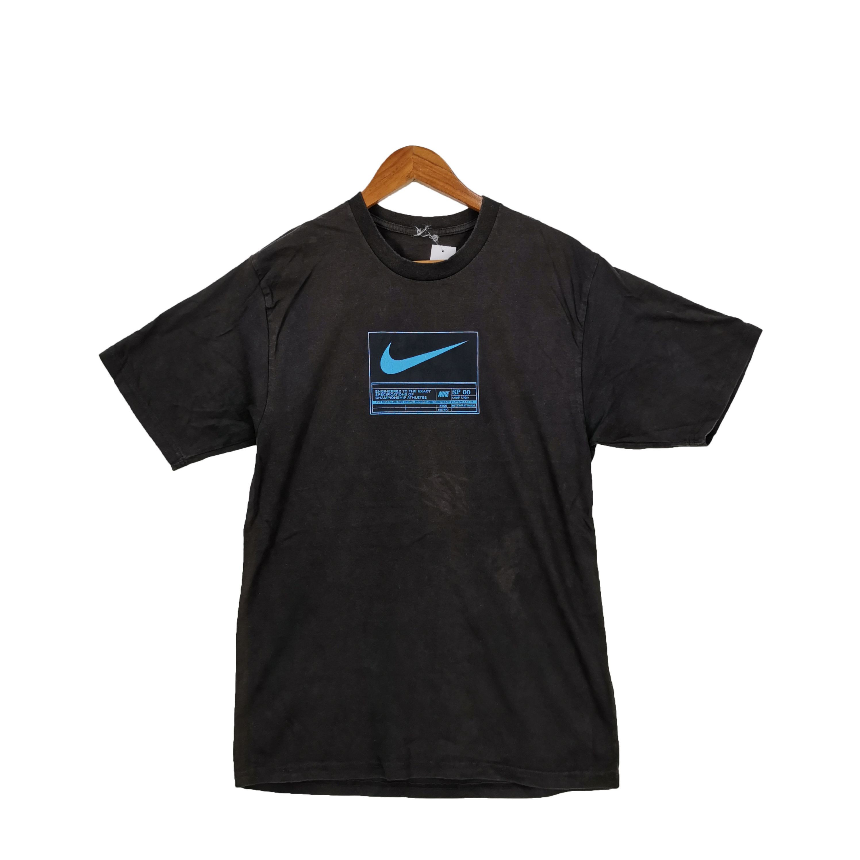 Japanese Brand Vintage Y2K Nike T-Shirt Nike Swoosh Nike ACG Athletes 56789 Size US S / EU 44-46 / 1 - 1 Thumbnail
