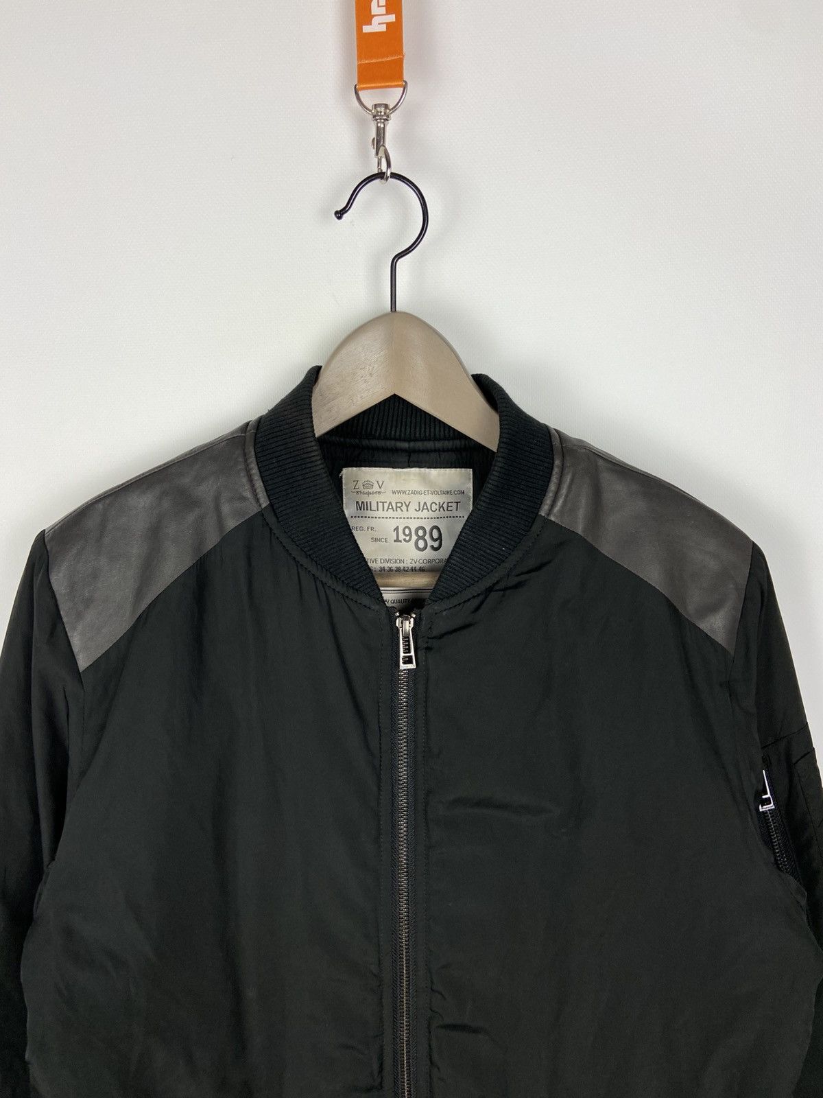 Zadig & Voltaire Zadig & Voltaire Kal Bombers Military Jacket Black Women's Size M / US 6-8 / IT 42-44 - 3 Thumbnail