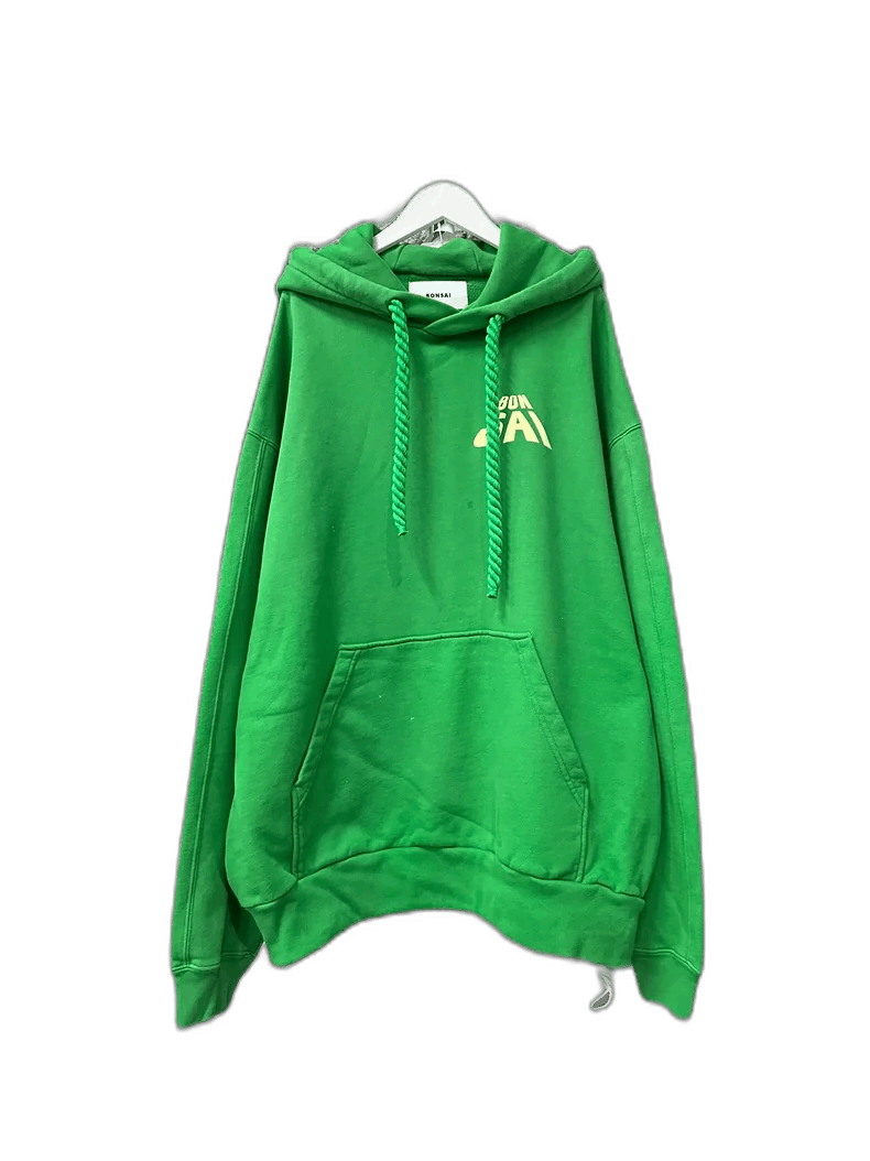 Comme des Garcons Bonsai Green Hooded Sweatshirt Size US L / EU 52-54 / 3 - 1 Thumbnail