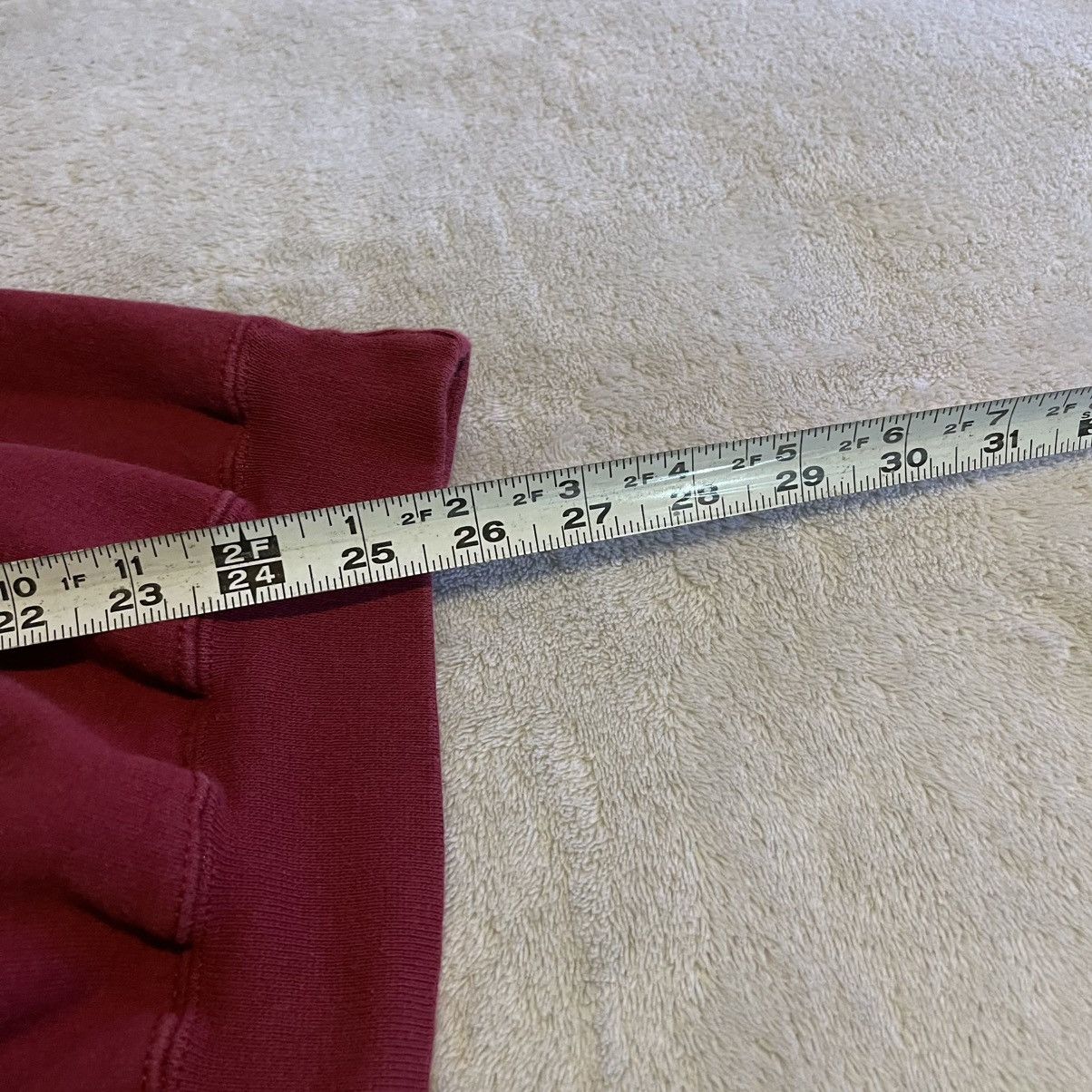 Hanes Vintage 90s Hanes UPS Sweatshirt Mens Medium Maroon Red Size US M / EU 48-50 / 2 - 7 Thumbnail