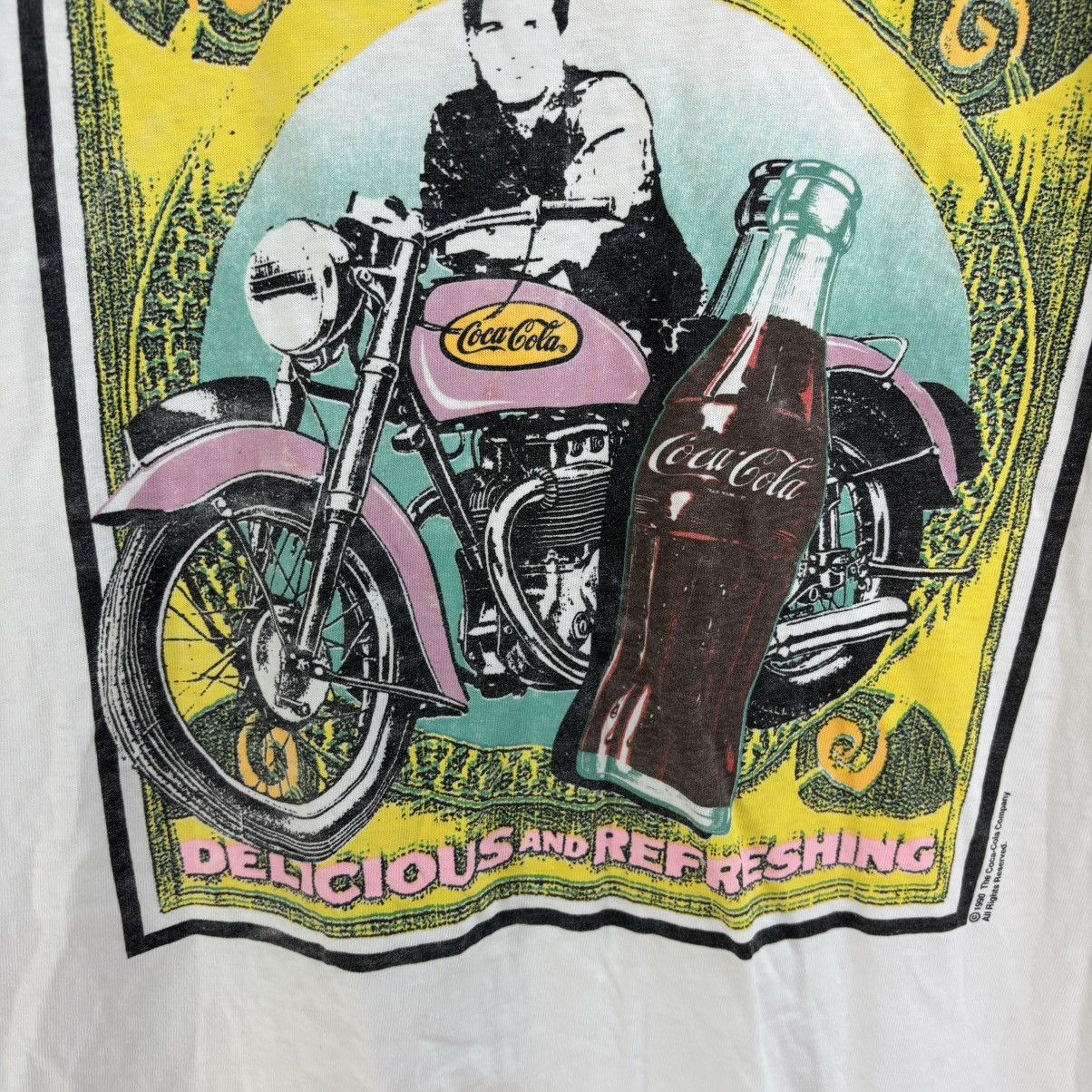 Coca Cola × Vintage Vintage 90s Coca Cola Iconic logo T-shirt Size US L / EU 52-54 / 3 - 5 Thumbnail
