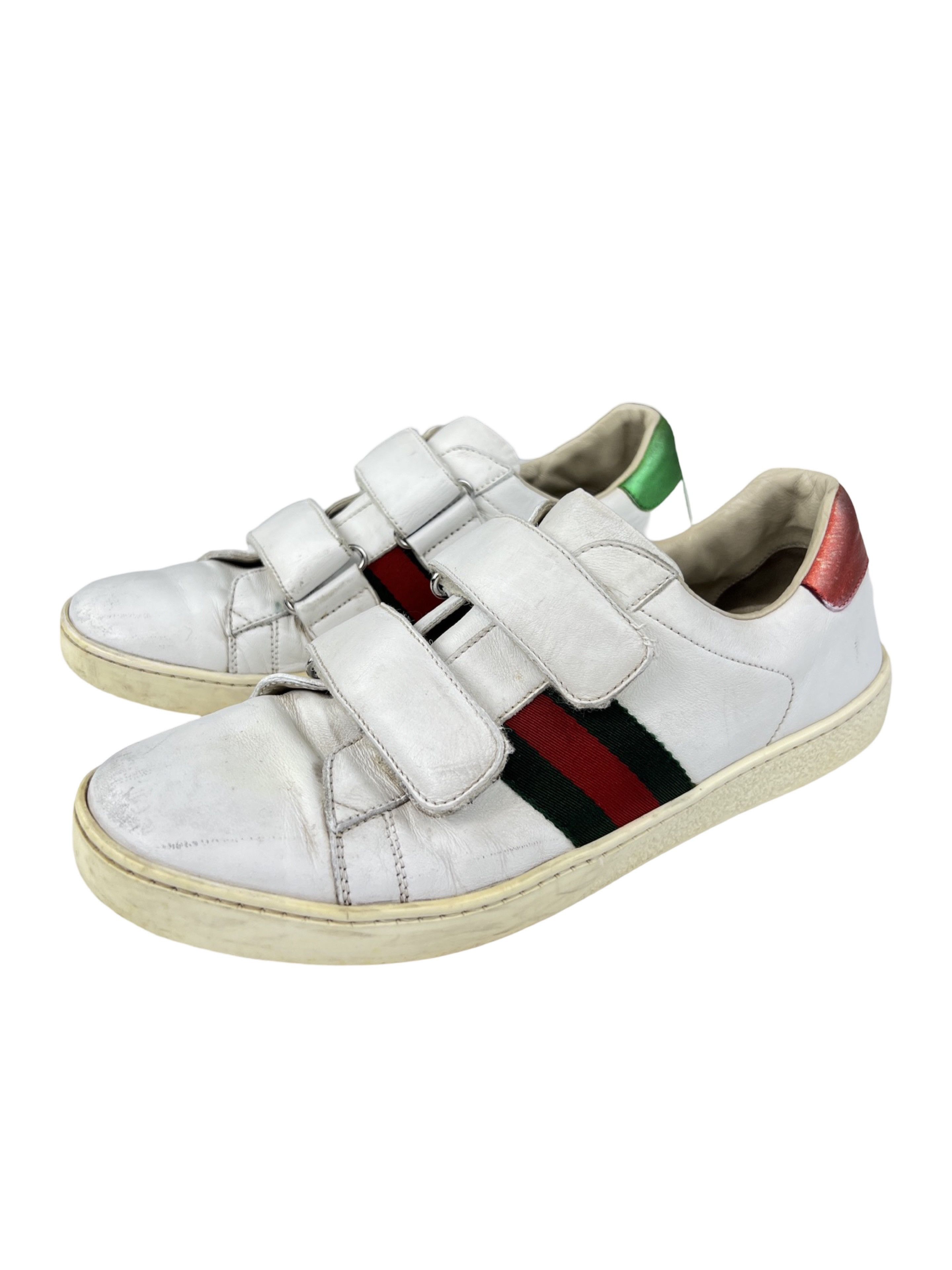 Gucci Vintage Gucci Web Strap Sneakers Junior Size US 7 / IT 37 - 1 Thumbnail