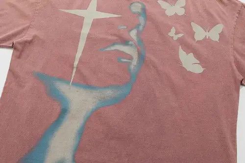 Japanese Brand Butterfly Shadow Graphic Tshirt Size US L / EU 52-54 / 3 - 4 Thumbnail