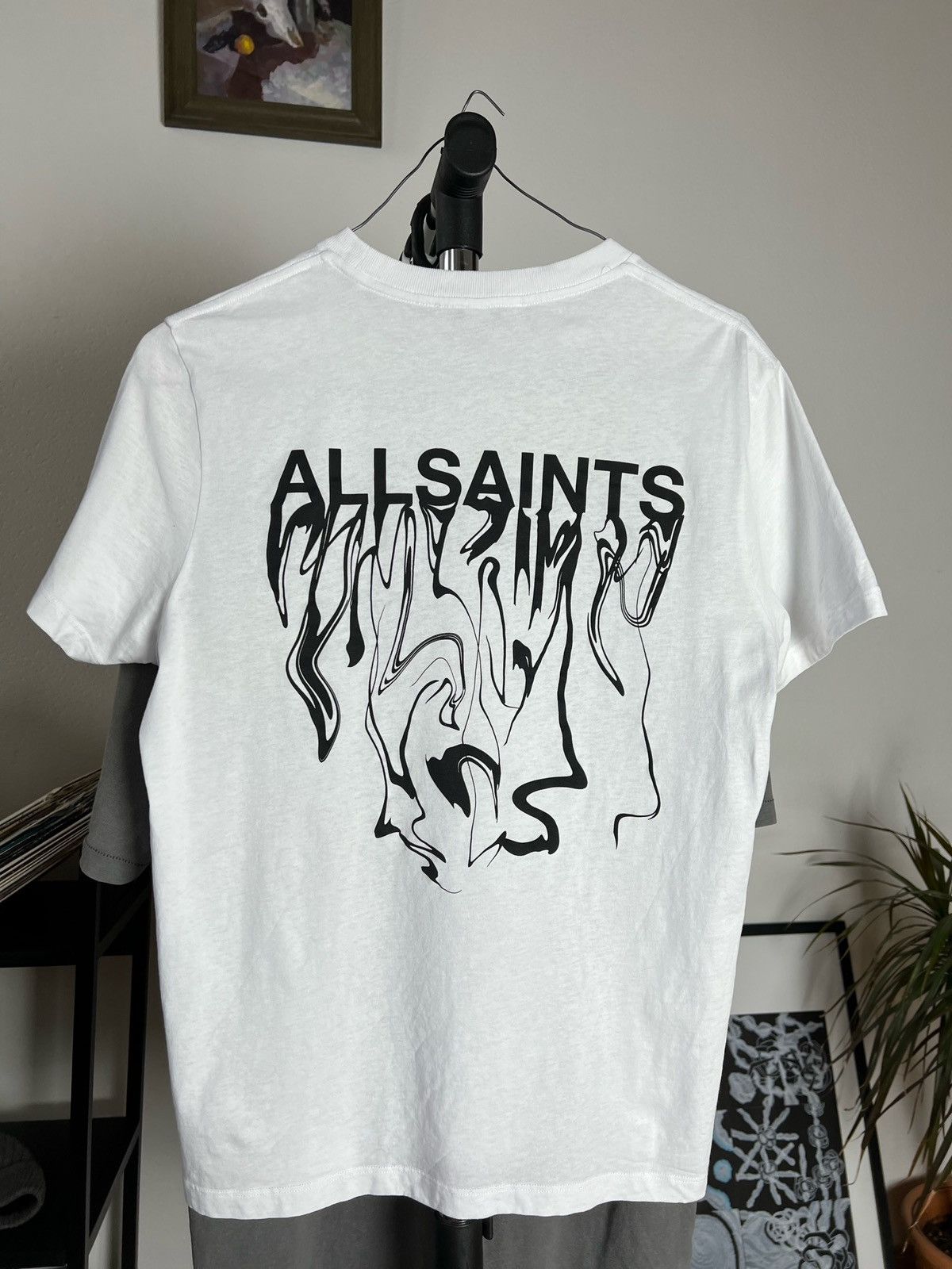 Allsaints ALL SAINTS Logo T-shirt techno acid Size US S / EU 44-46 / 1 - 1 Thumbnail