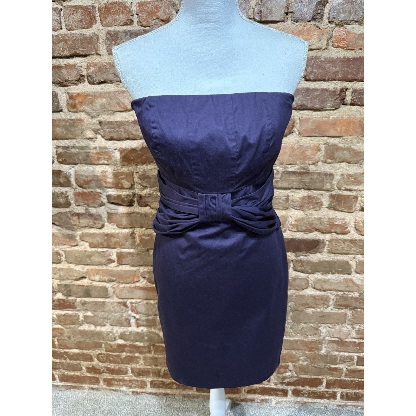 Other Limited Dark Purple sleeveless Lined Dress Size 8 Holiday Size M / US 6-8 / IT 42-44 - 2 Thumbnail