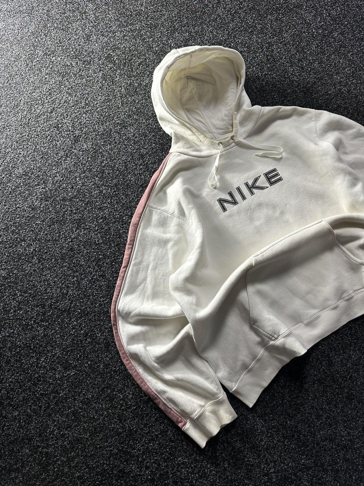 Nike × Vintage 🚨Nike Y2K White BOXY Hoodie OVERSIZE Vintage Skategang Drill Size US XL / EU 56 / 4 - 2 Thumbnail