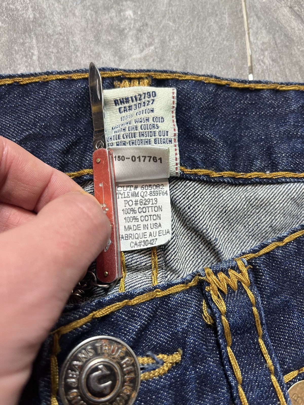 True Religion True Religion Vintage Ricky Super T Denim Jeans Y2K Blue Size US 36 / EU 52 - 9 Thumbnail