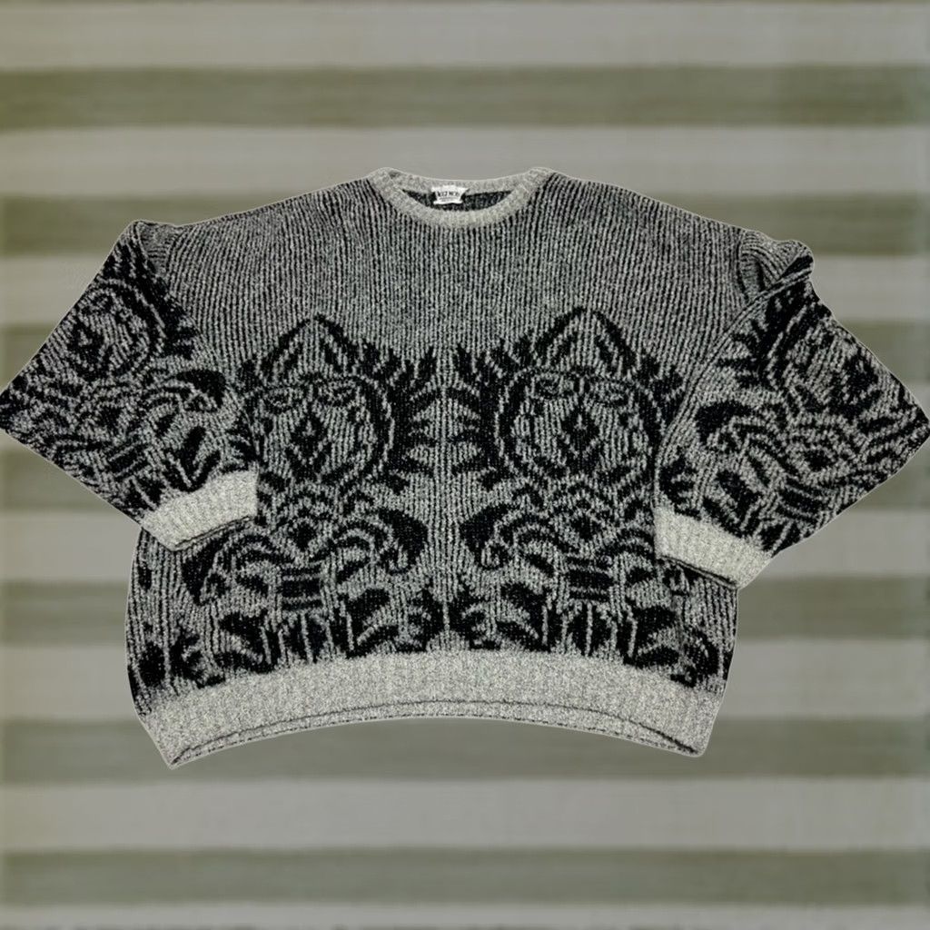 Vintage Vintage Oggi Mens Sweater XL Gray Wool Blend Size US XL / EU 56 / 4 - 1 Thumbnail