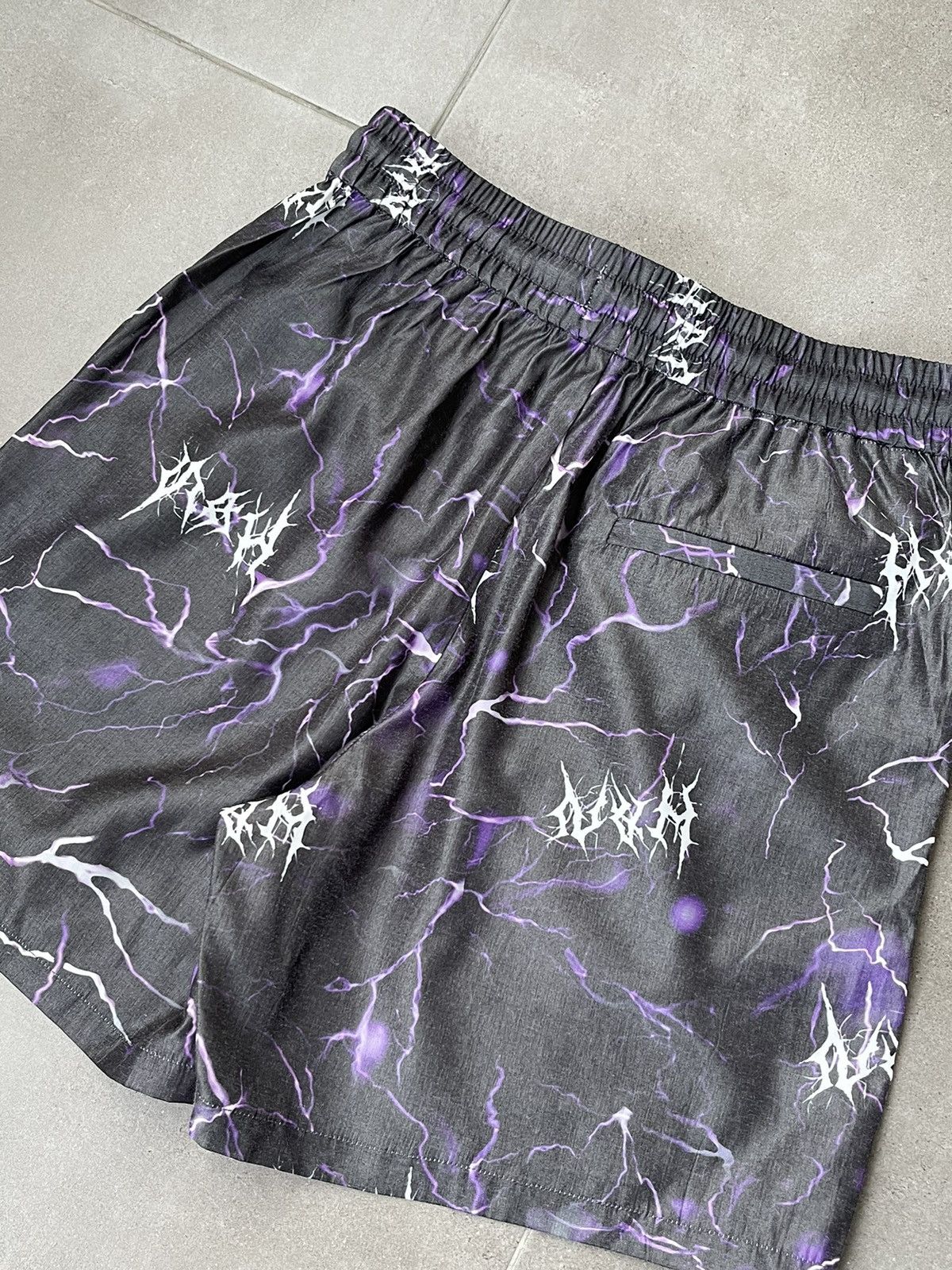 Han Kjobenhavn !DS! FW22 Han Kjobenhavn Purple Thunder Track Shorts Size US 34 / EU 50 - 19 Thumbnail