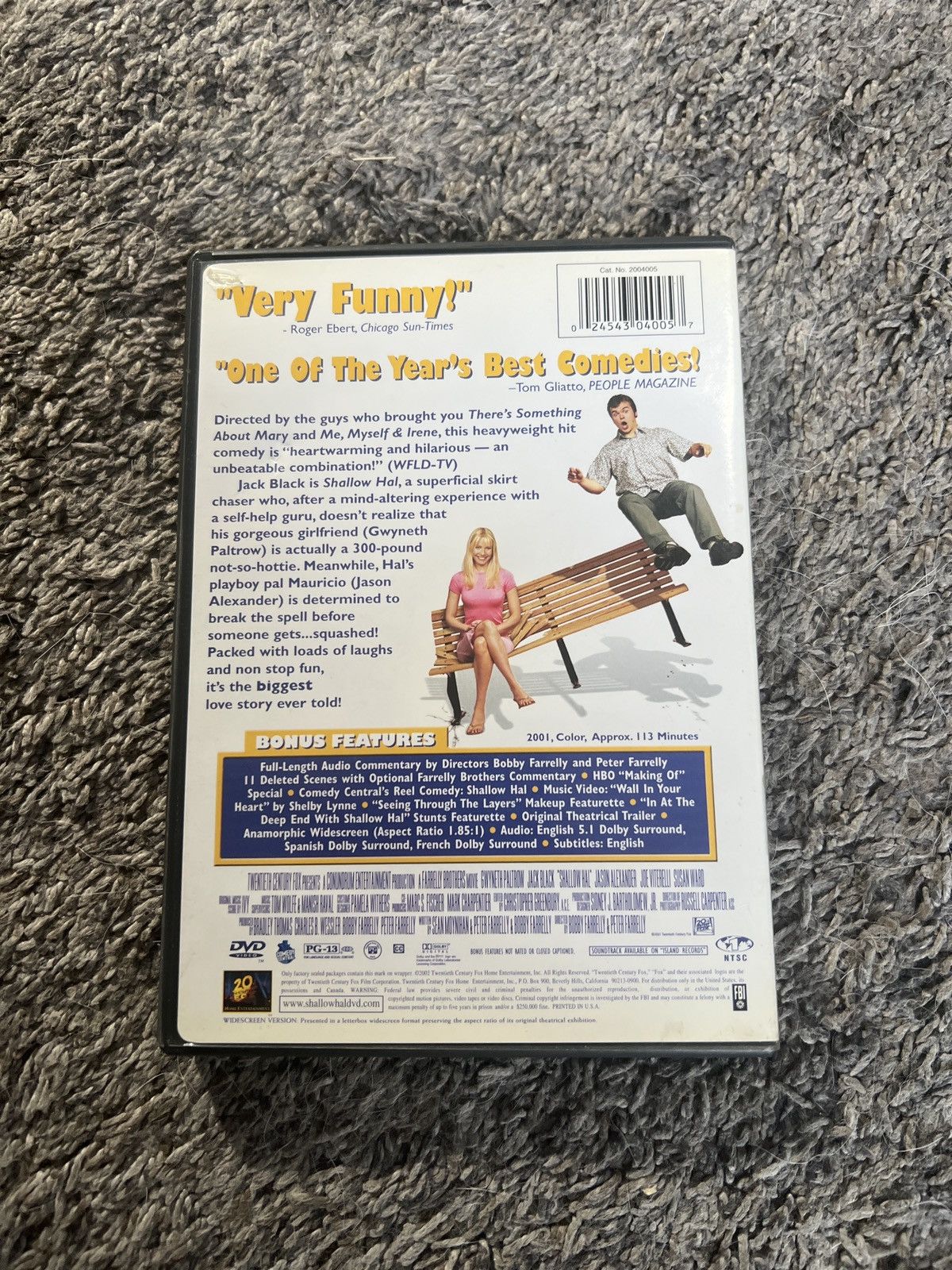 Vintage Shallow Hal (DVD) Size ONE SIZE - 2 Thumbnail