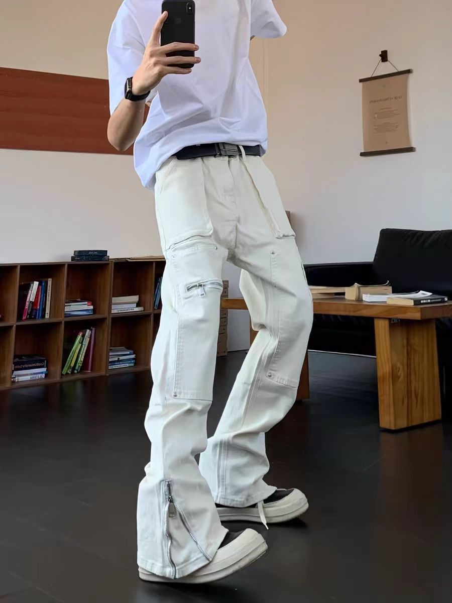 Japanese Brand × Vintage Hip-hop style zipper design casual work pants Size US 34 / EU 50 - 4 Thumbnail