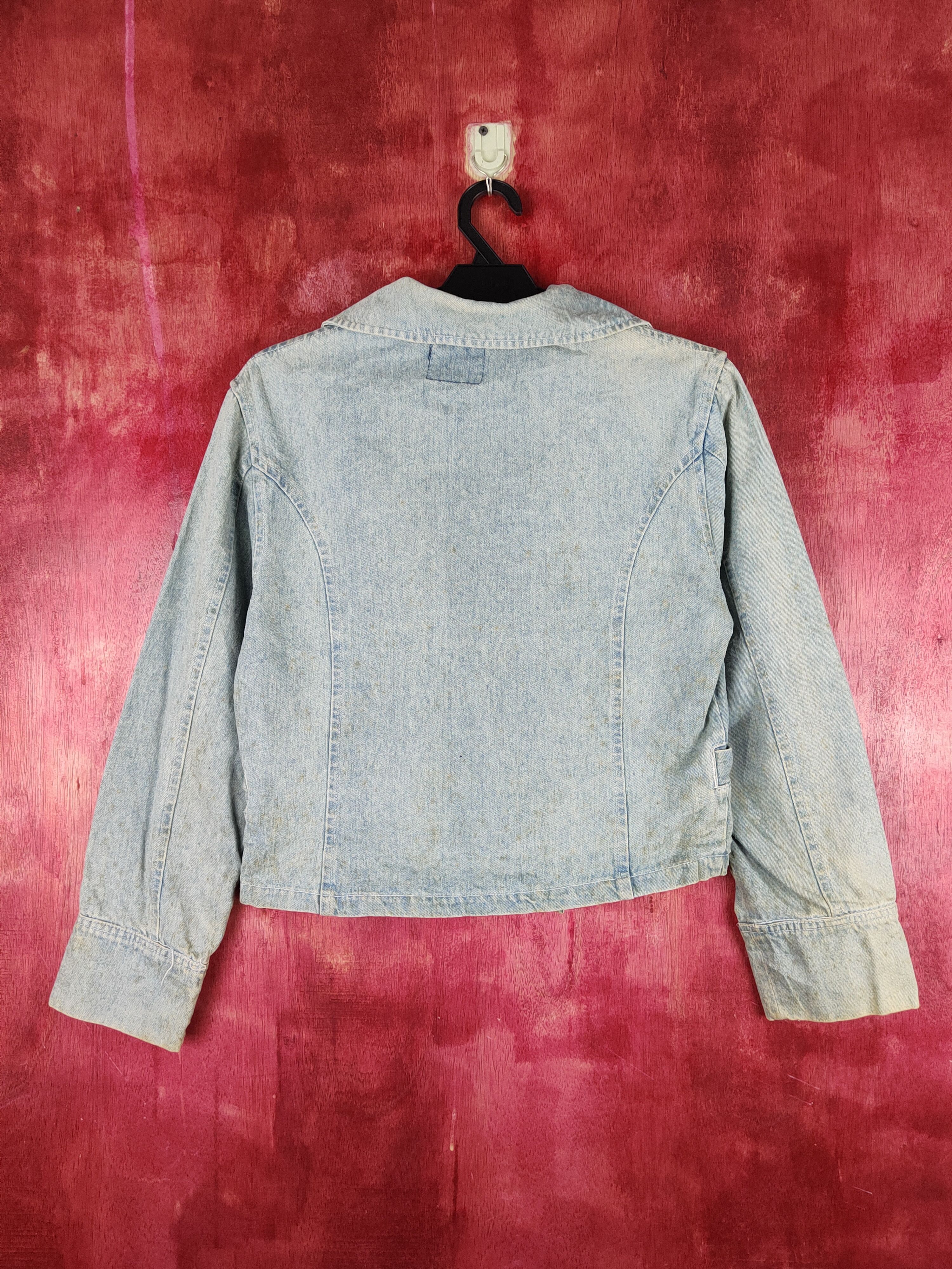 Japanese Brand ModaIn vintage japan Blue Denim Jackets #S1353 Size M / US 6-8 / IT 42-44 - 7 Thumbnail