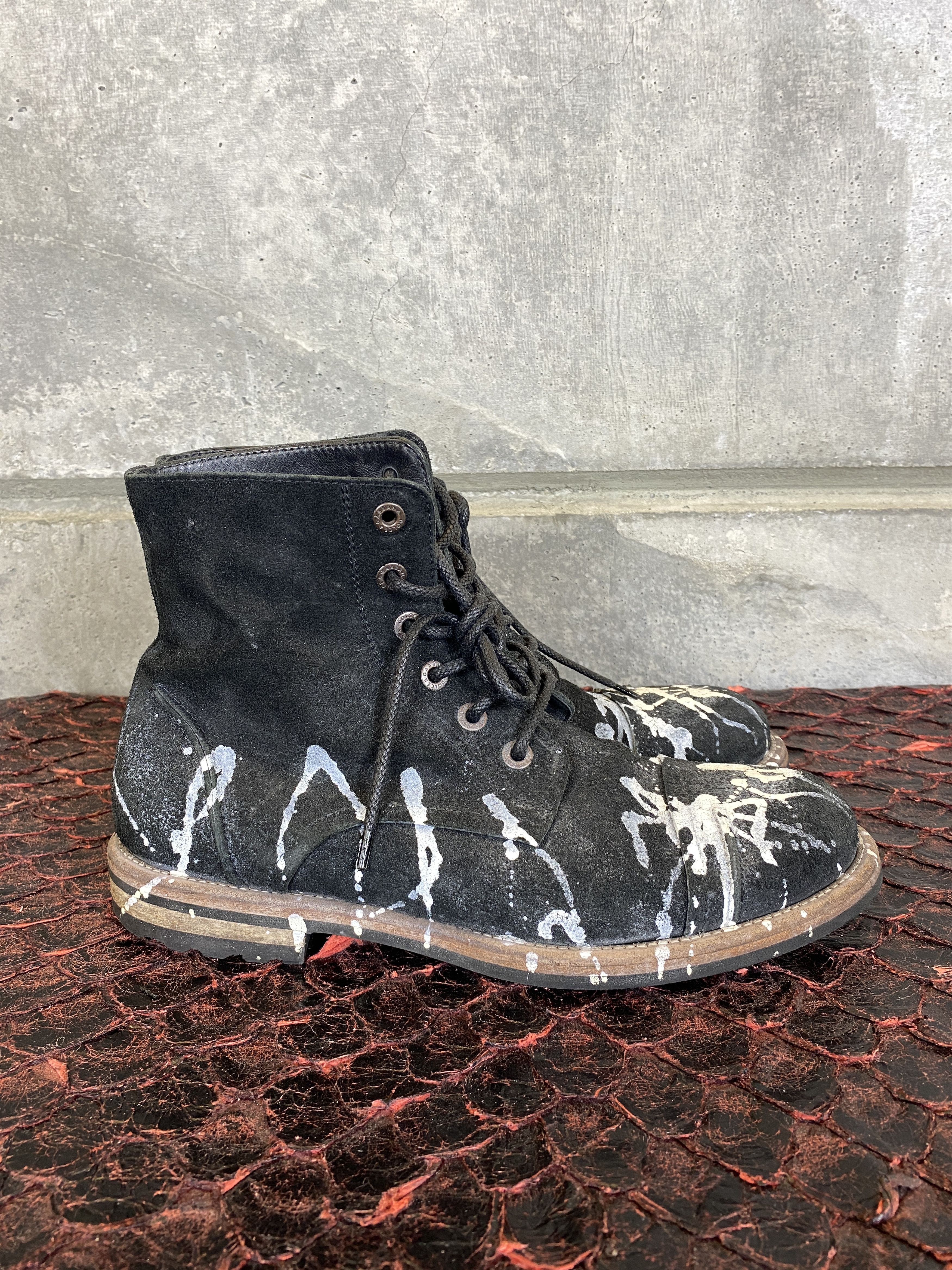 Dolce & Gabbana VINTAGE 2003 DOLCE & GABBANA PAINTER BOOT 8.5 Size US 8.5 / EU 41-42 - 1 Thumbnail