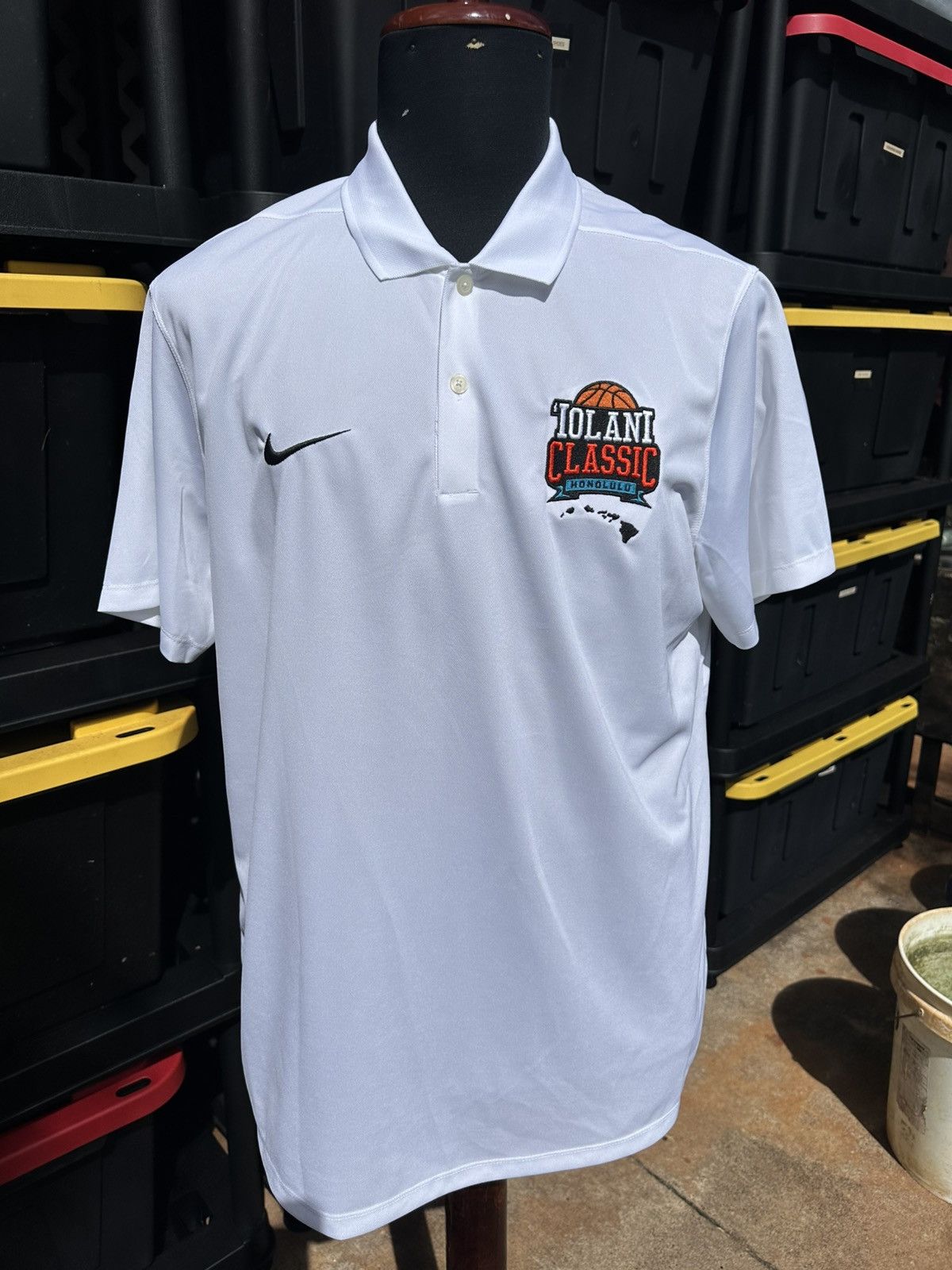 Nike Nike Iolani Classic Honolulu White Polo Shirt Men's Large Size US L / EU 52-54 / 3 - 1 Thumbnail