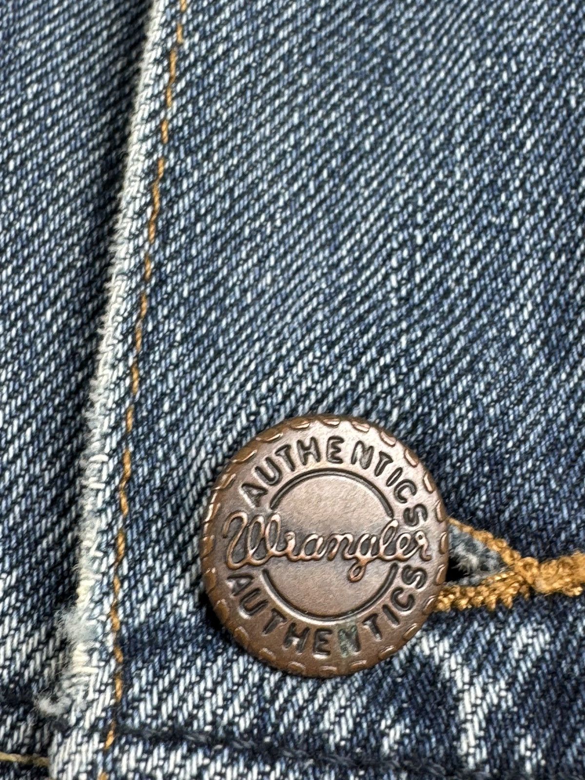 Wrangler WRANGLER Western Rugged Classic XL 90s Trucker Moto Jeans Jacket Size US XL / EU 56 / 4 - 11 Thumbnail