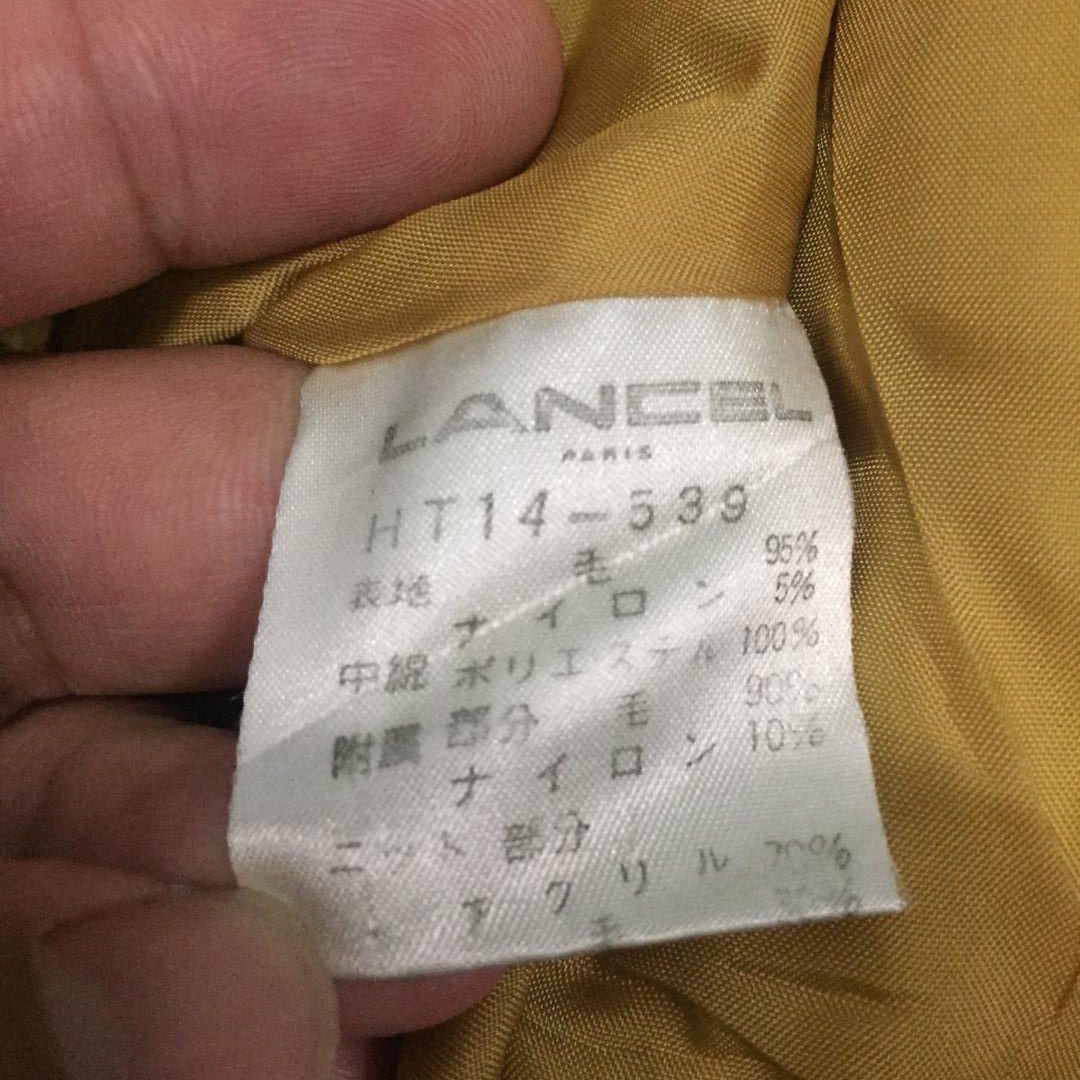 Lancel × Vintage Distressed Vintage Wool Plaid Nova Jacket Lancel Paris Size M / US 6-8 / IT 42-44 - 13 Thumbnail