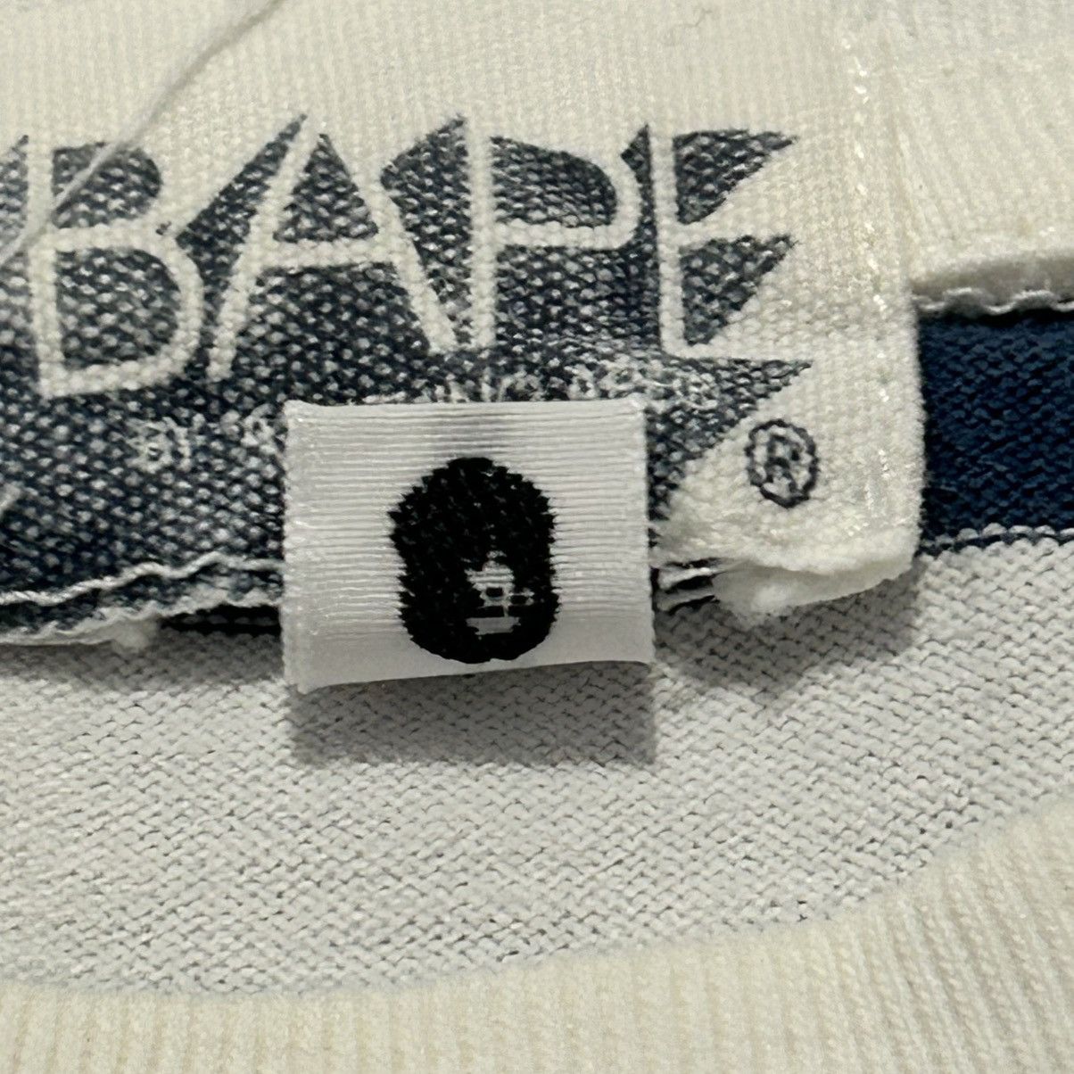 Bape OG Bape Striped College Logo Long Sleeve Size US L / EU 52-54 / 3 - 6 Thumbnail