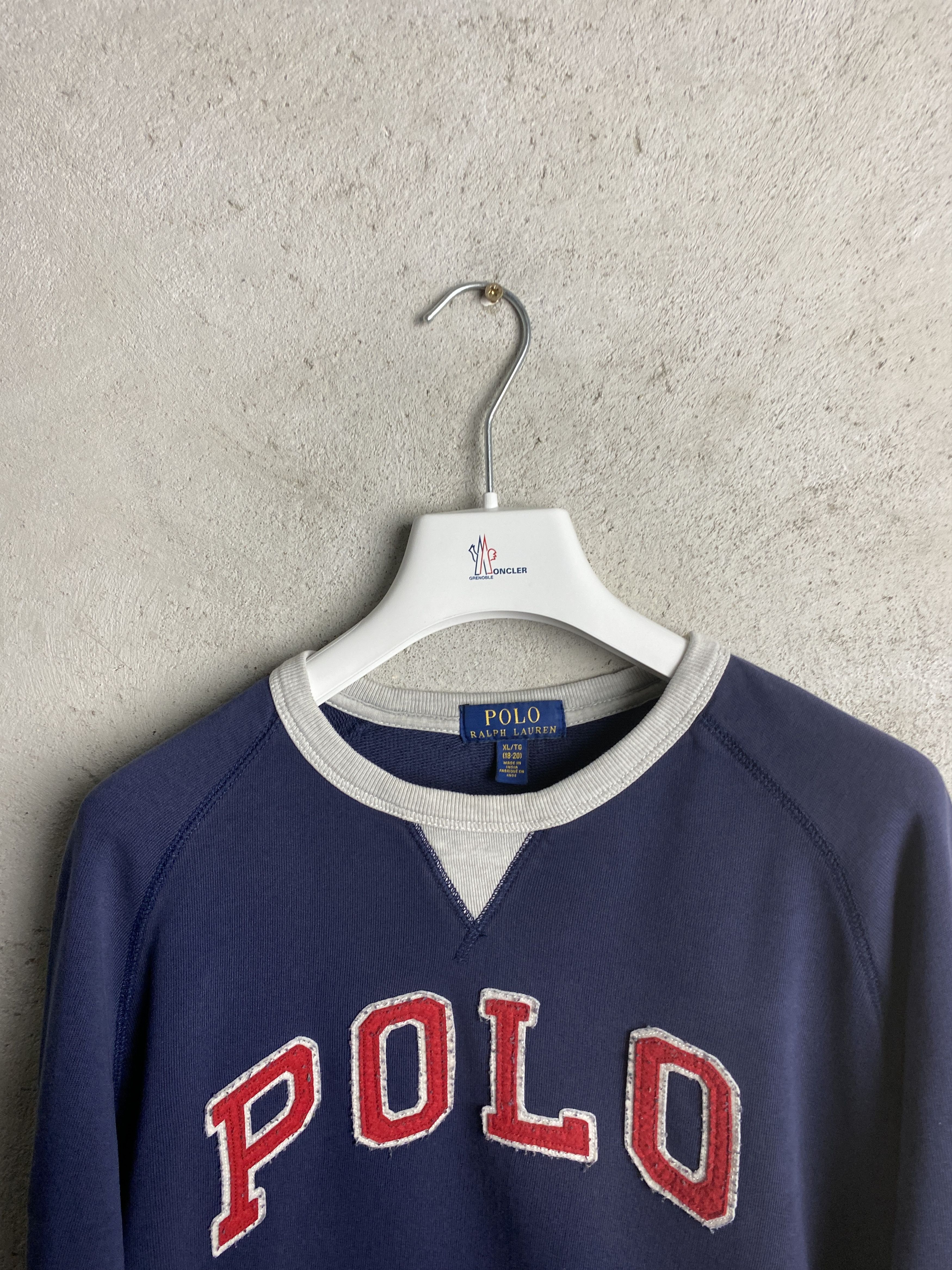 Polo Ralph Lauren Polo Ralph Lauren big logo sweatshirt crewneck Size US S / EU 44-46 / 1 - 2 Thumbnail