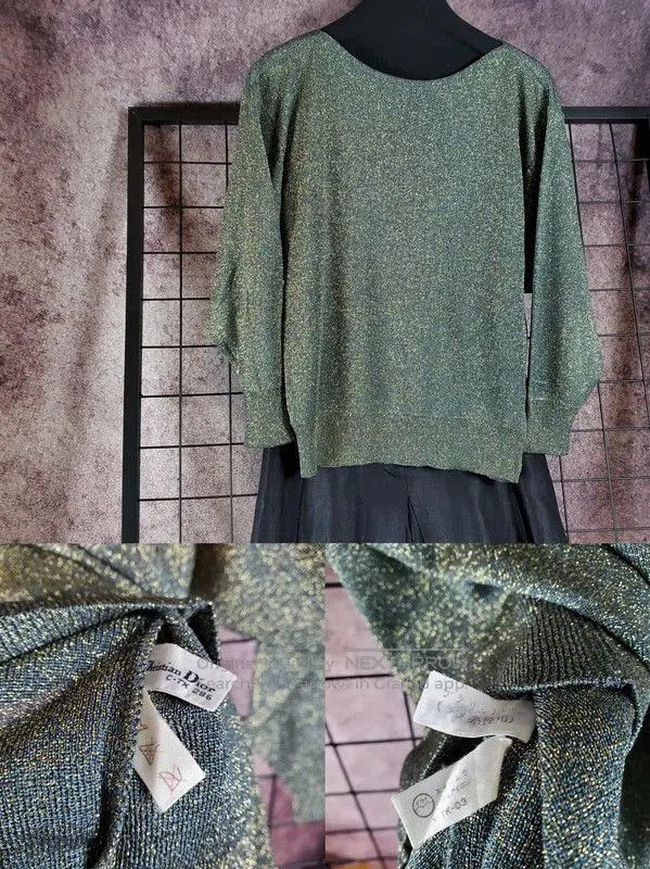Dior Dior M Autumn Green Long Sleeve Pullover . Size M / US 6-8 / IT 42-44 - 1 Thumbnail