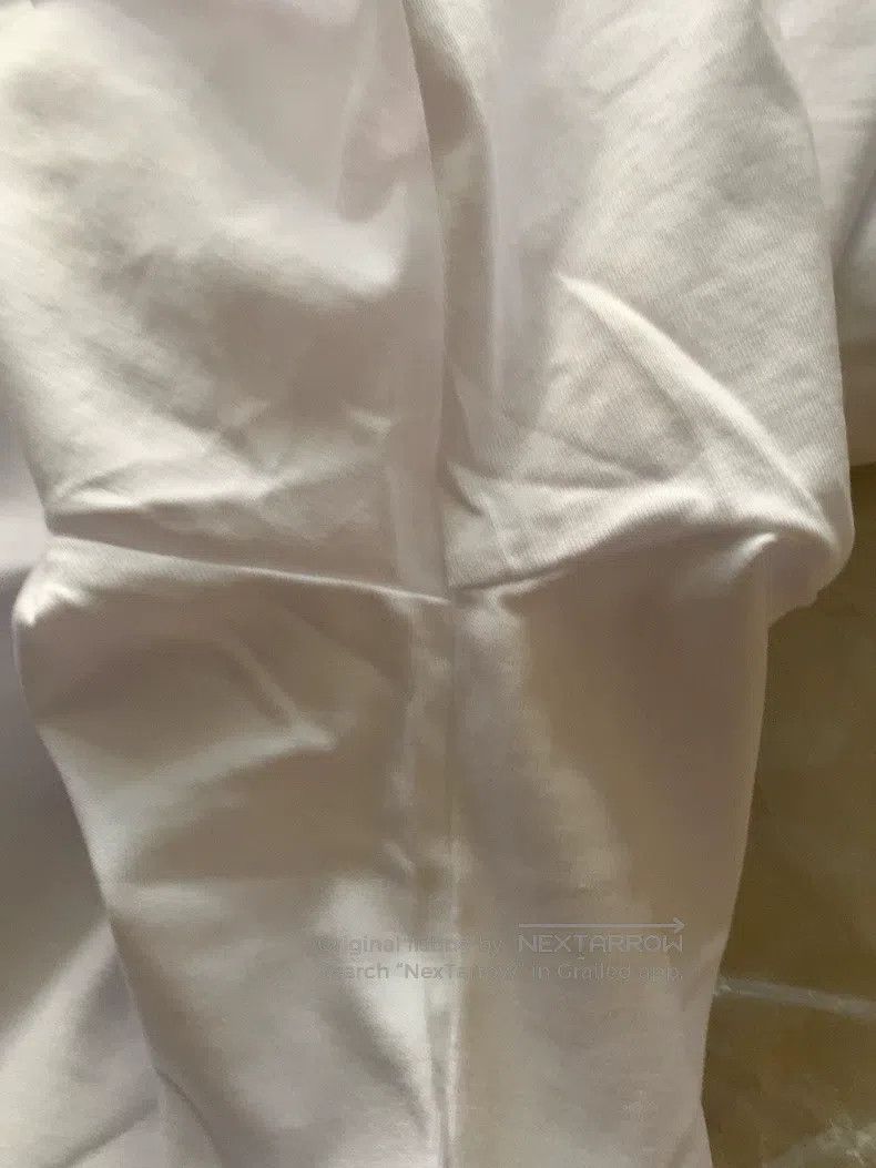 Miu Miu Miu Miu Size M White round neck logo embroidered short slee Size M / US 6-8 / IT 42-44 - 7 Thumbnail