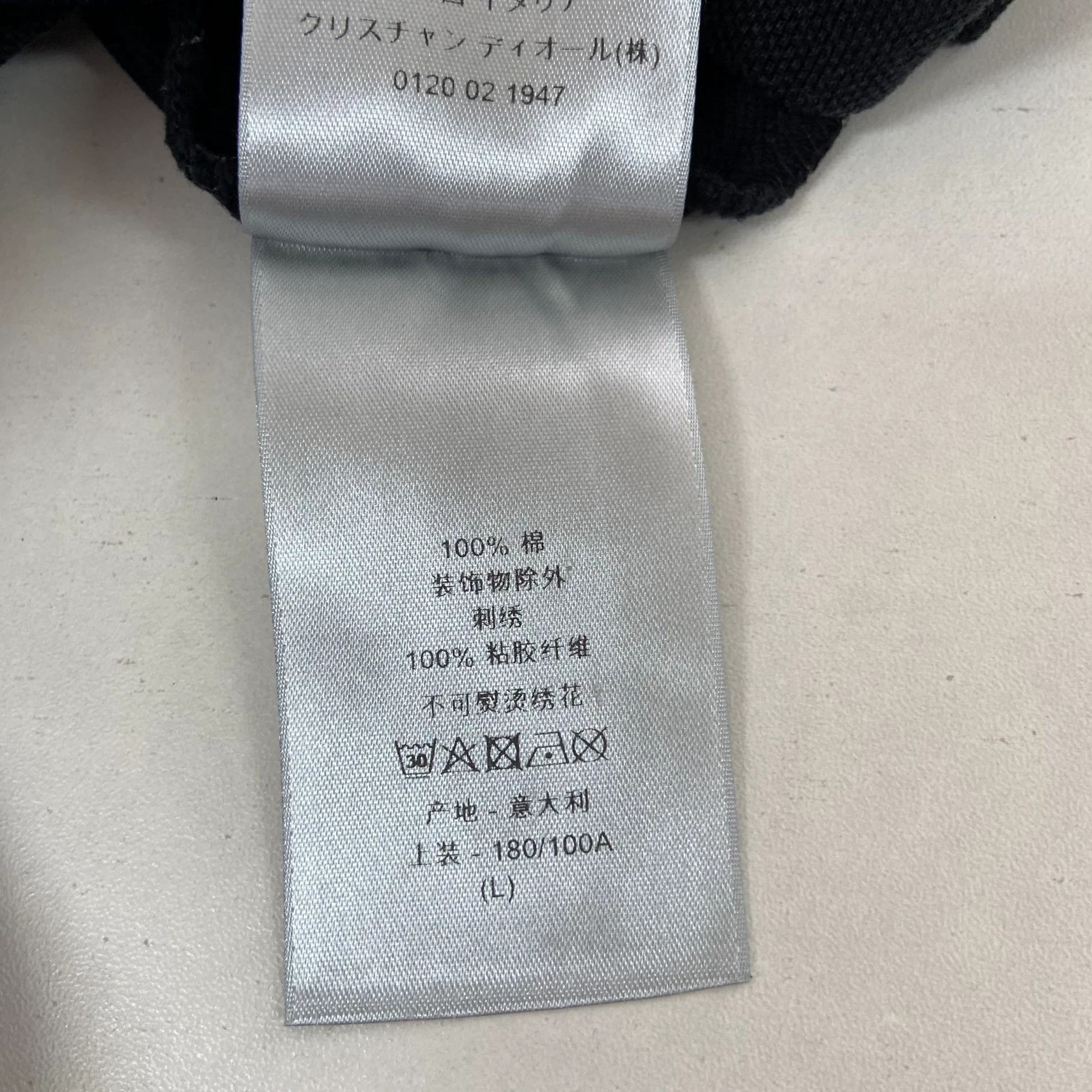 Dior Dior Black Collared Tee L 5153 Size US L / EU 52-54 / 3 - 8 Thumbnail
