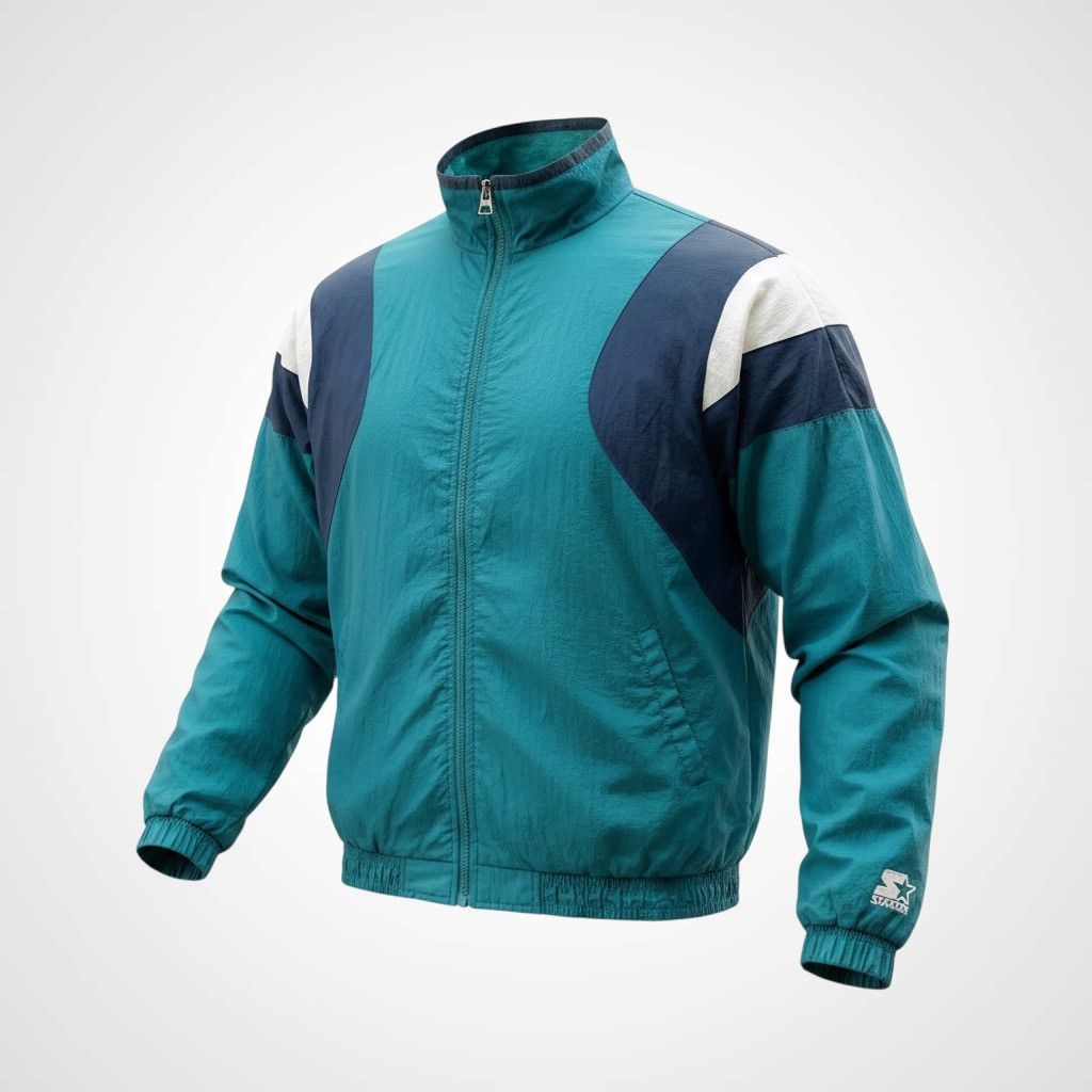 Starter VINTAGE 1990'S STARTER MEN'S NYLON SPORTS JACKET Size US XL / EU 56 / 4 - 1 Thumbnail