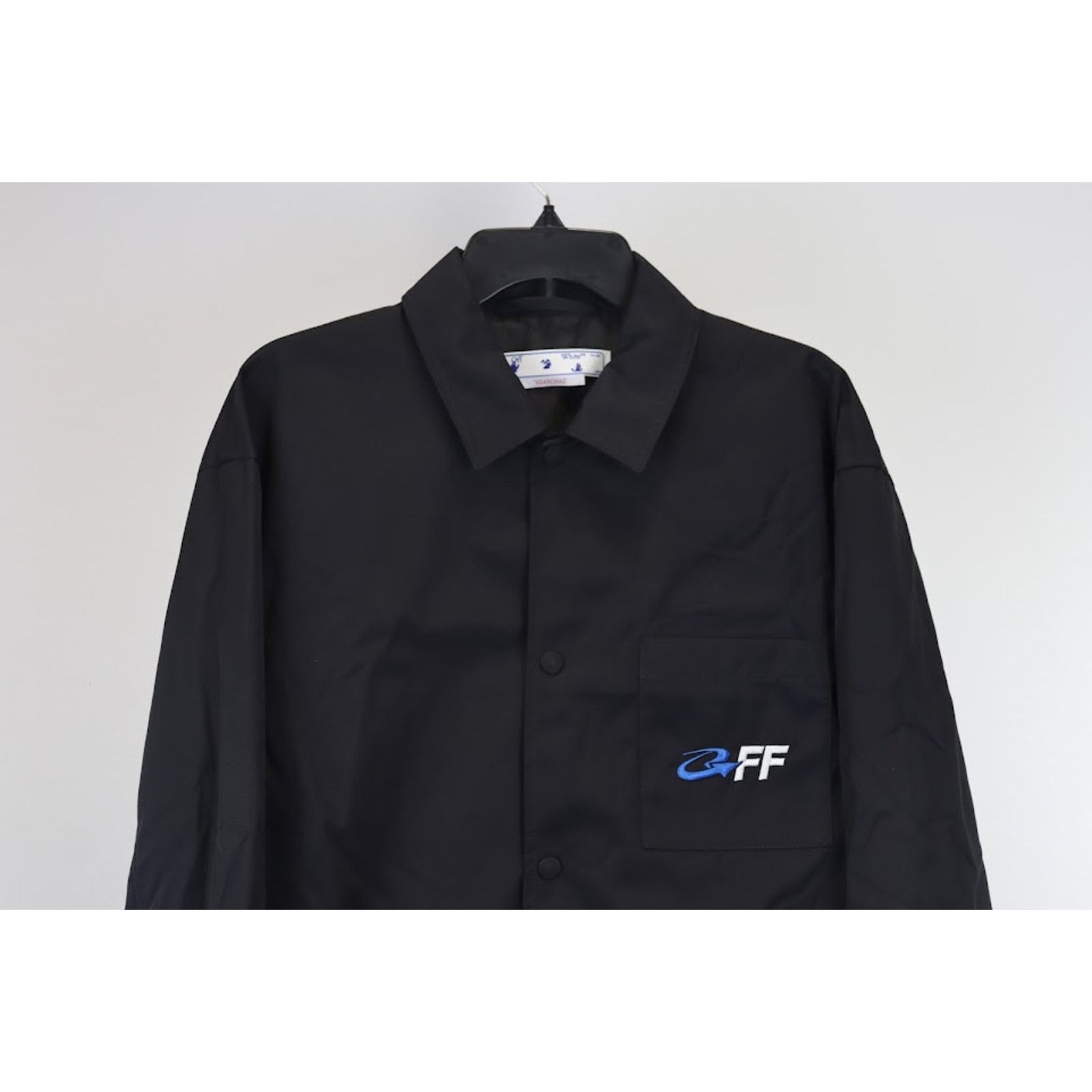 Off-White o1rshd1 Exact Opposite Shirt Jacket in Black Size US XL / EU 56 / 4 - 2 Thumbnail