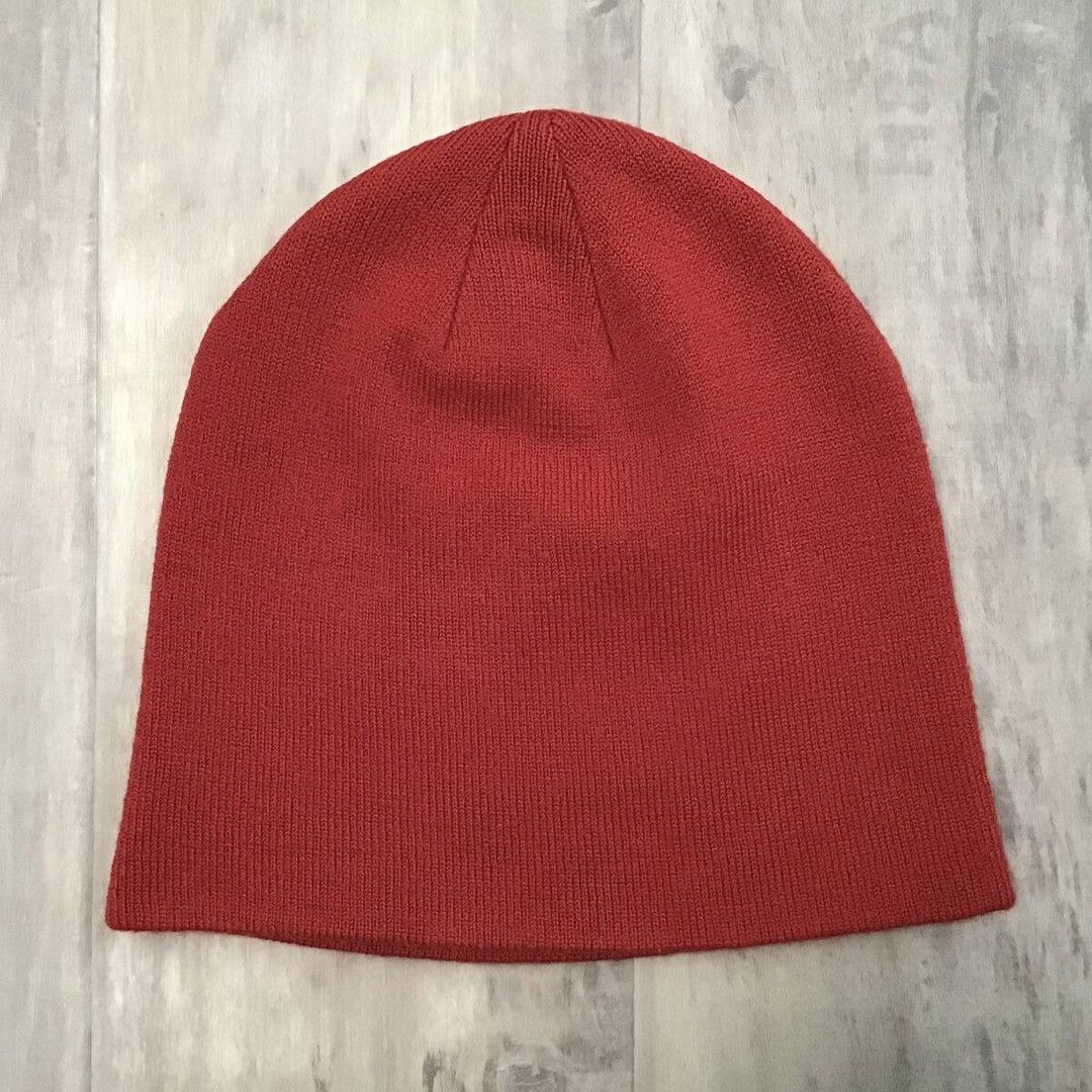Bape BAPE Red TWINSTA logo beanie knit cap a bathing ape BAPE STA Size ONE SIZE - 3 Thumbnail