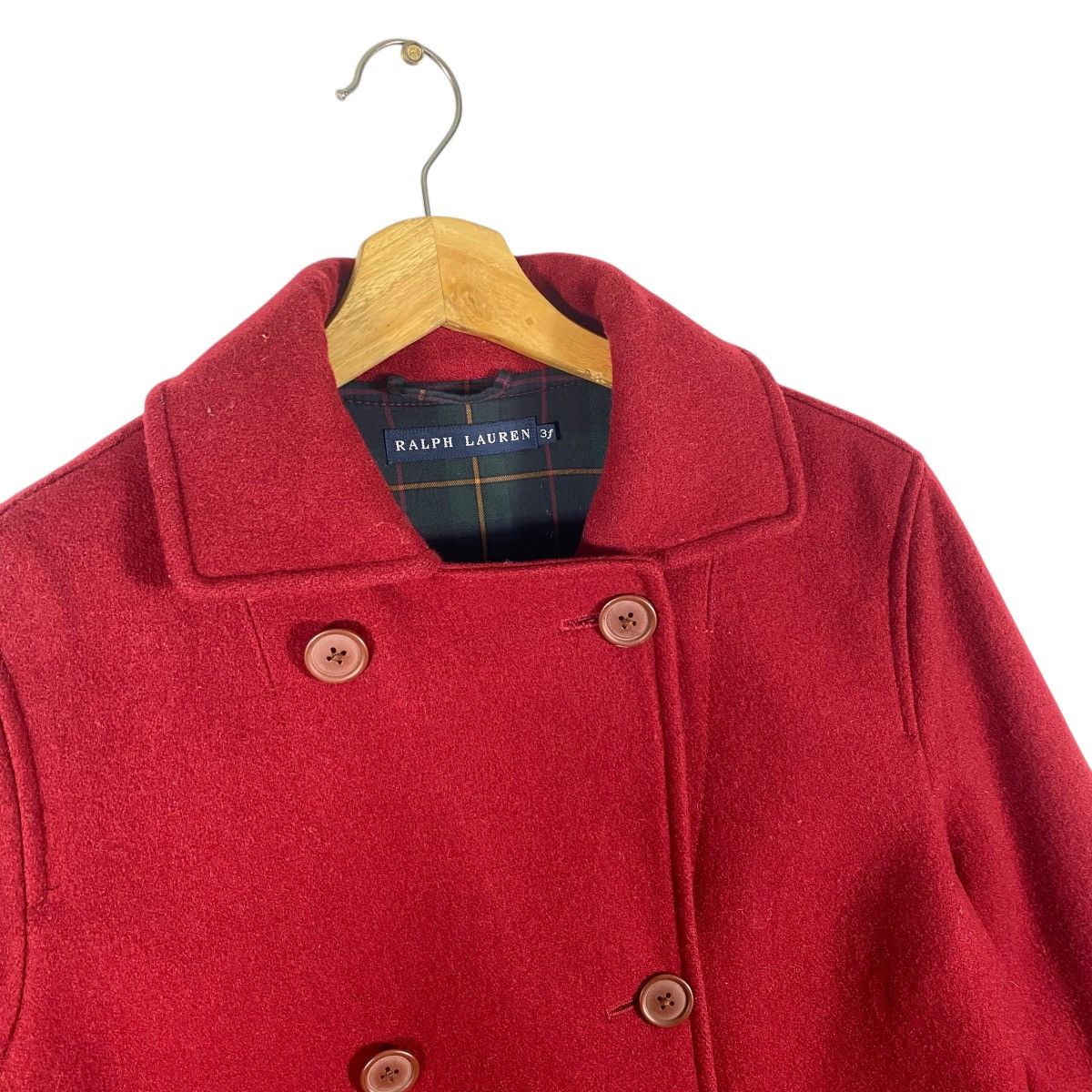 Ralph Lauren Vintage Ralph Lauren Double Coat Half Coat 3F Size Red Size M / US 6-8 / IT 42-44 - 6 Thumbnail