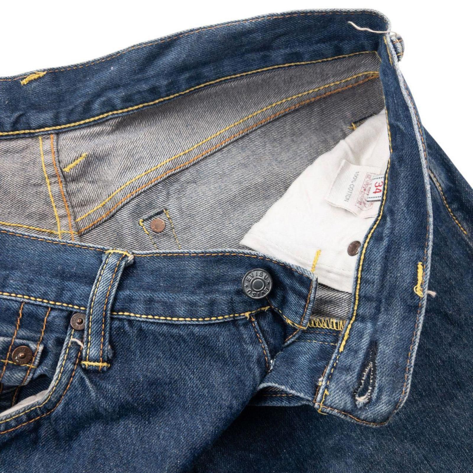 Evisu Vintage Evisu Painted Daicock Japanese Denim Jeans Size W33 Size US 33 - 5 Thumbnail
