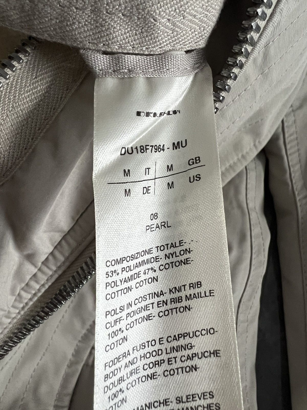 Rick Owens Drkshdw Rick Owens DRKSHDW Hooded Parka Size US M / EU 48-50 / 2 - 5 Thumbnail