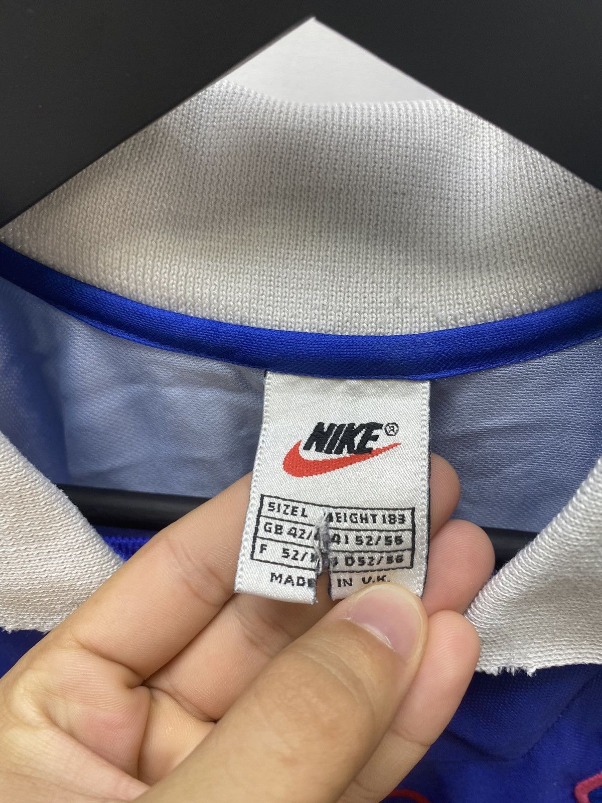 Nike × Vintage Glasgow Rangers 1997-1999 Home Jersey Football Shirt Soccer Size US L / EU 52-54 / 3 - 15 Thumbnail
