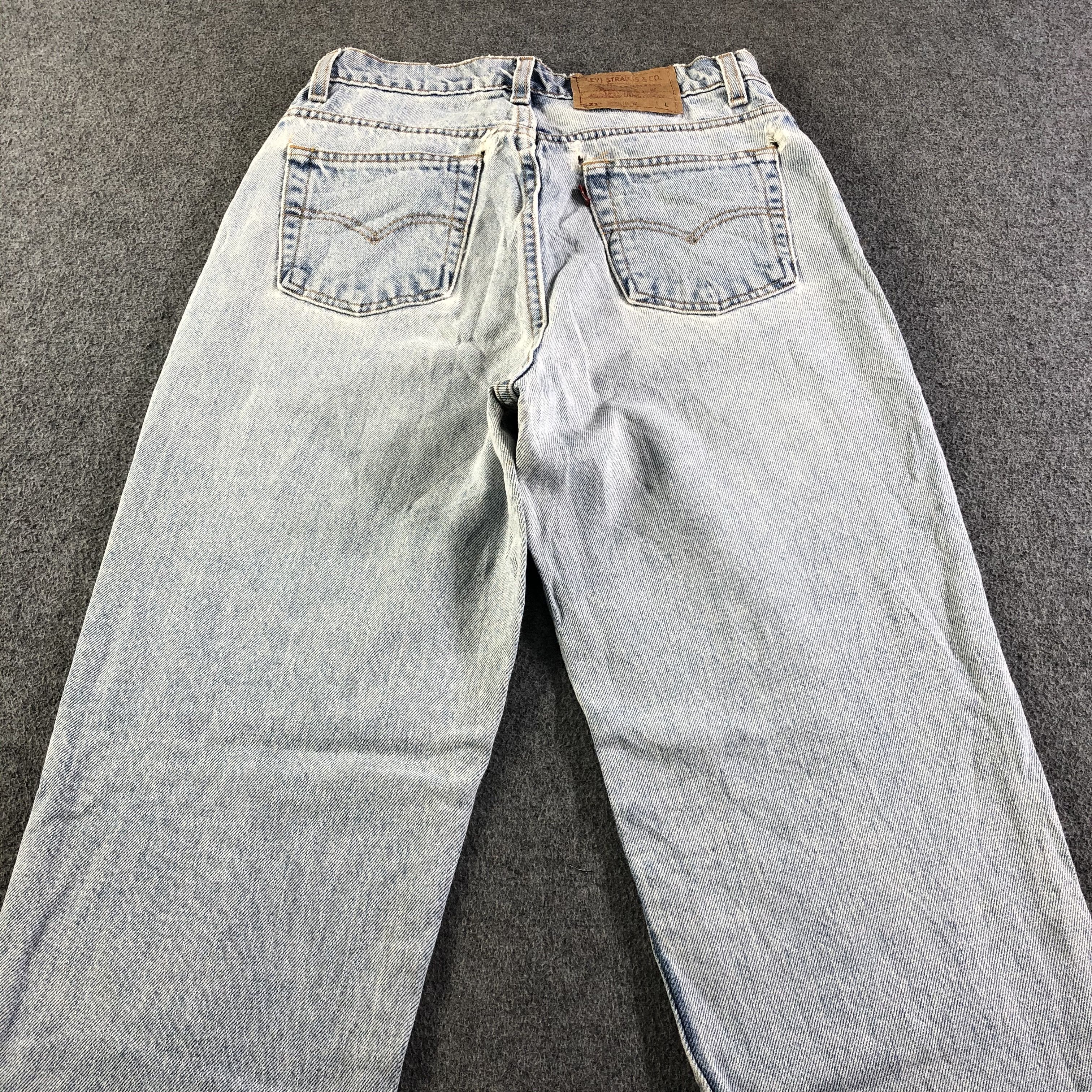 Levi's Vintage Light Wash Levis 521 Jeans-J4475 Size US 28 / EU 44 - 4 Thumbnail