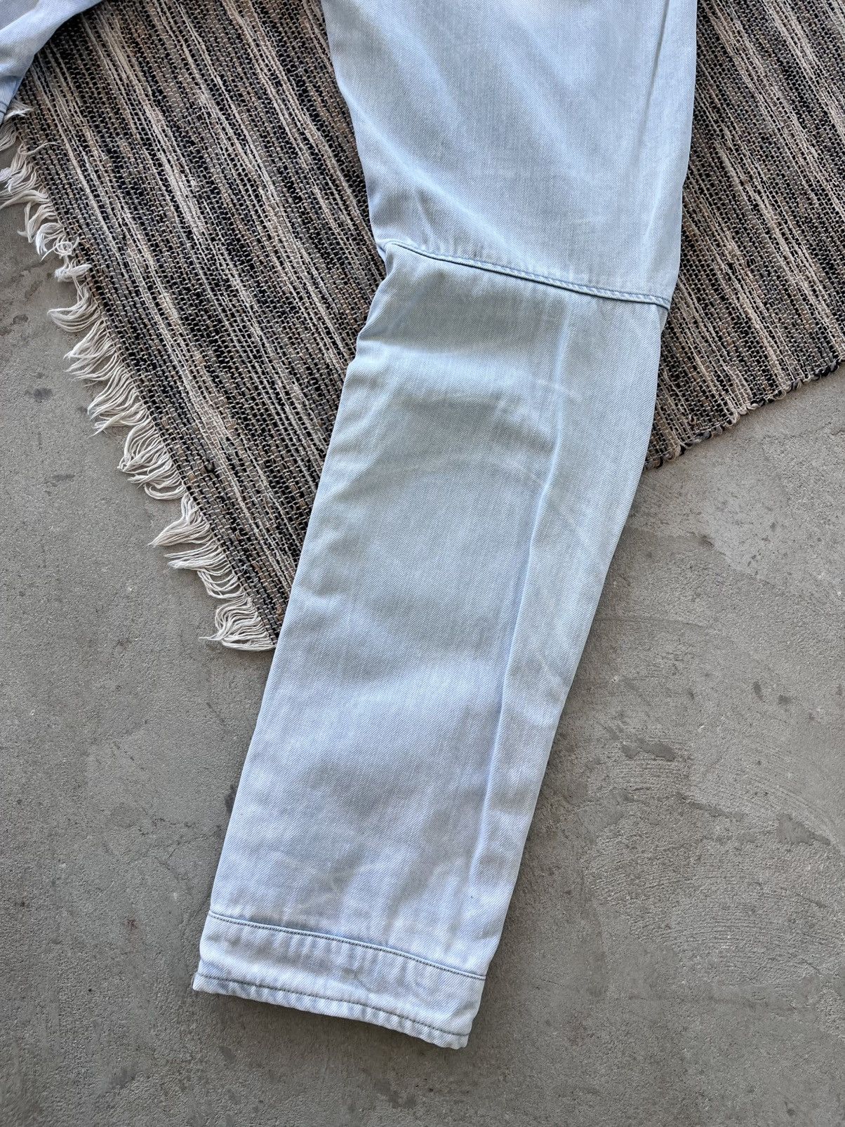 G-Star Vintage GStar Raw Moto Denim Jeans 38x36 Blue Knee Panel Y2K Size US 38 / EU 54 - 14 Thumbnail