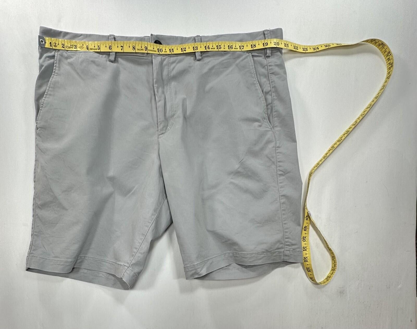 Gap Gap Flat Front Cotton/Spandex Chino Shorts Gray Mens 38 Size US 38 / EU 54 - 3 Thumbnail