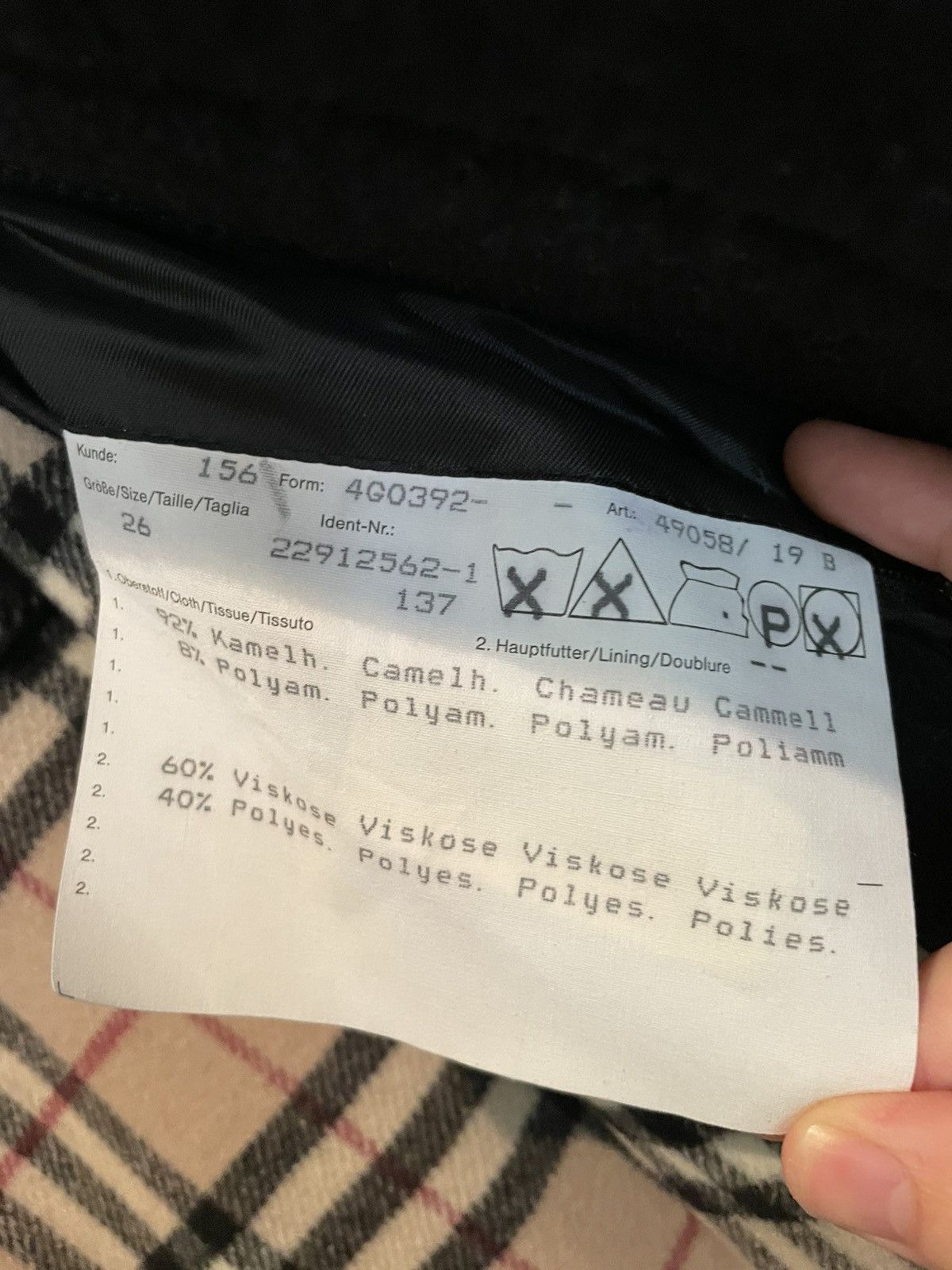 Burberry Burberry Camelhair Coat Size US XL / EU 56 / 4 - 3 Thumbnail
